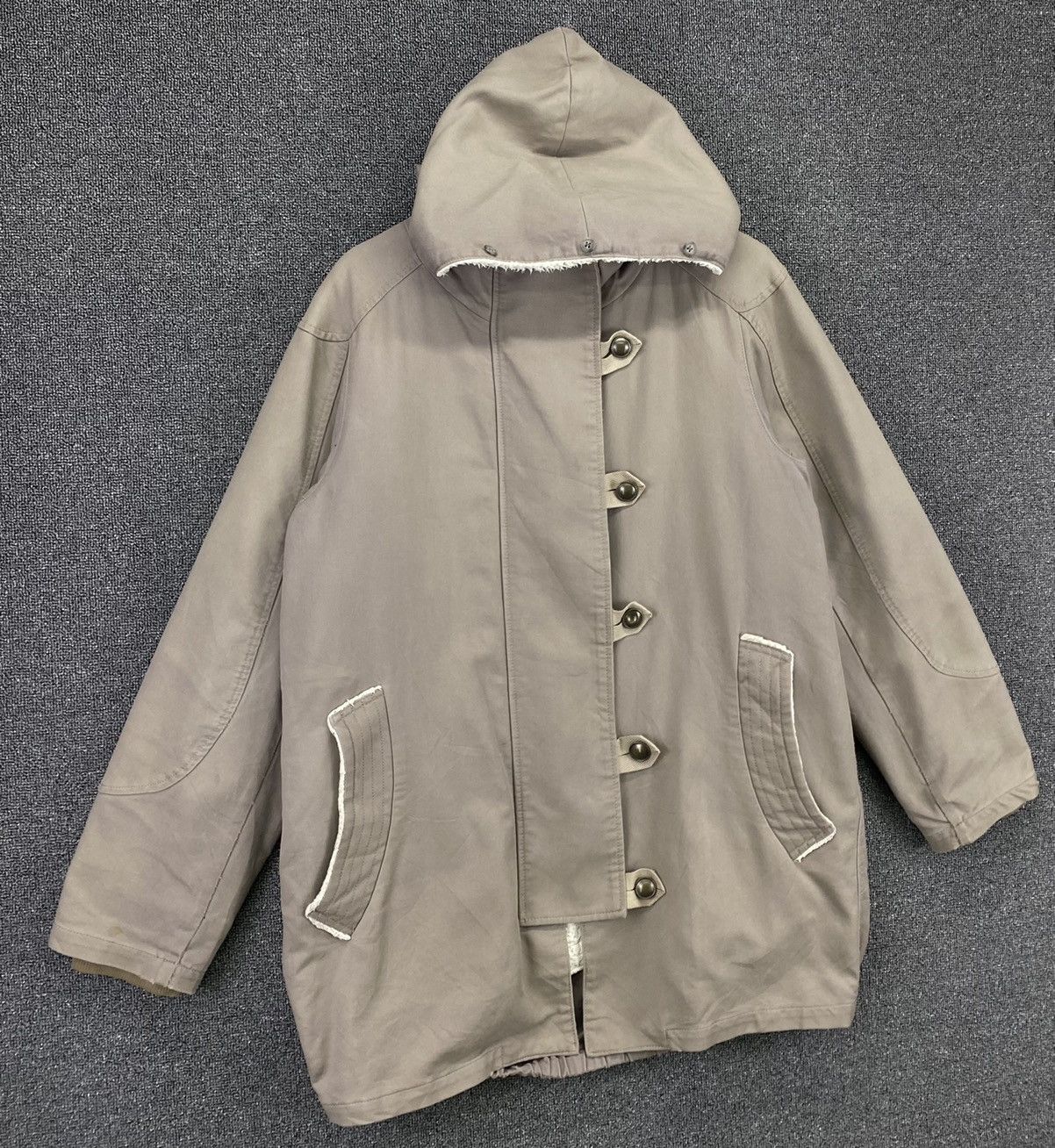 Issey Miyake Vintage Issey Miyake Tsumori Chisato Sherpa Hoodie Jacket Size US M / EU 48-50 / 2 - 2 Thumbnail