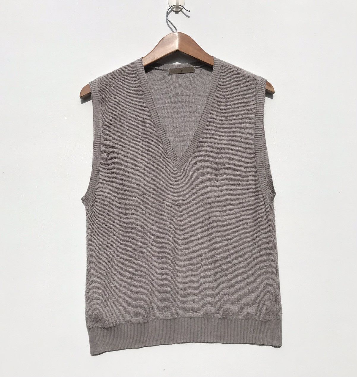 Yohji Yamamoto Y'S Yohji Yamamoto V-Neck Sweatshirt Vest Japan Designer Size US S / EU 44-46 / 1 - 1 Thumbnail