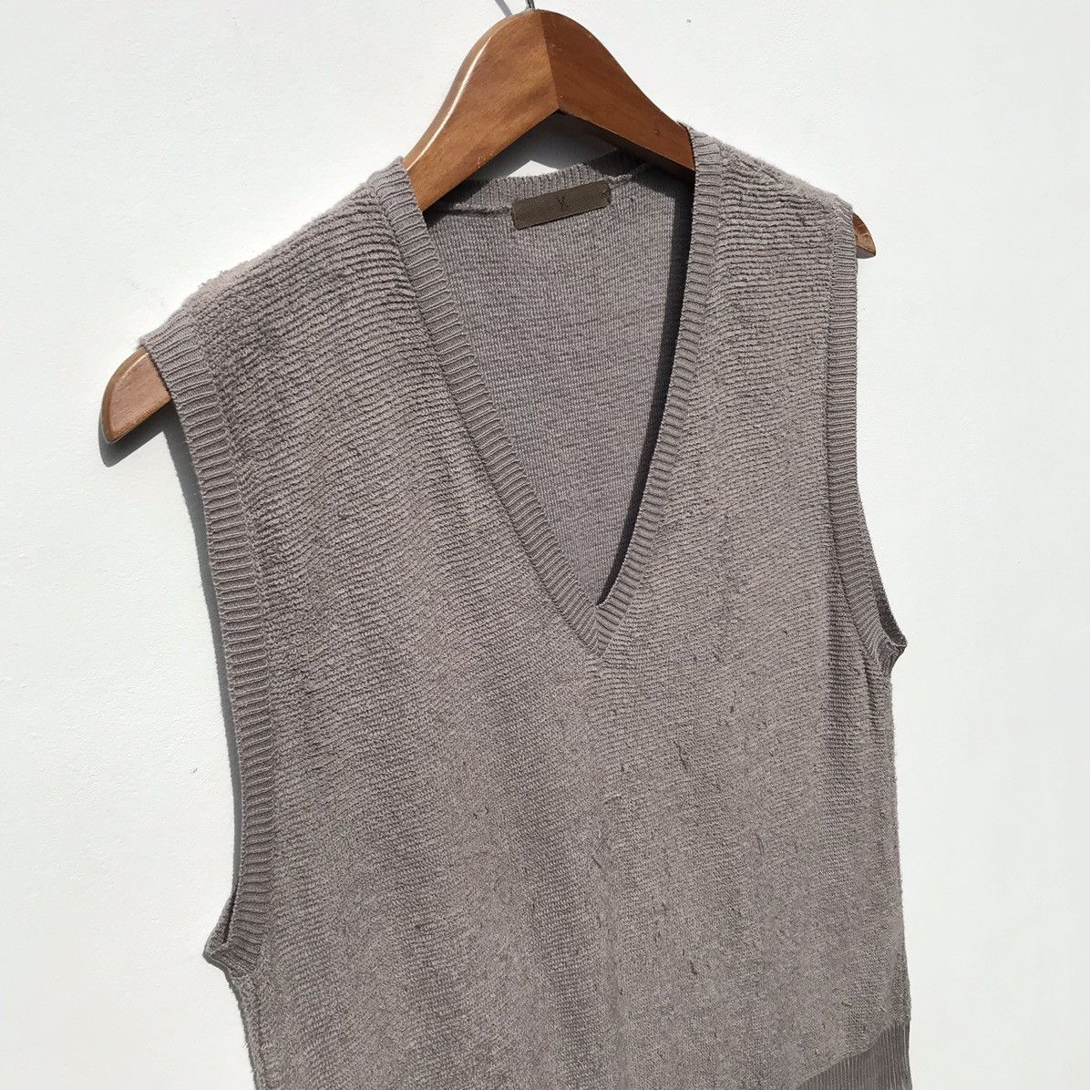 Yohji Yamamoto Y'S Yohji Yamamoto V-Neck Sweatshirt Vest Japan Designer Size US S / EU 44-46 / 1 - 6 Thumbnail