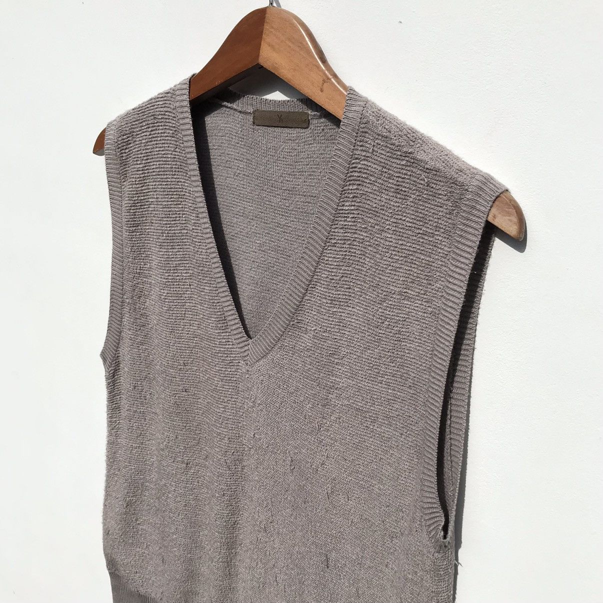 Yohji Yamamoto Y'S Yohji Yamamoto V-Neck Sweatshirt Vest Japan Designer Size US S / EU 44-46 / 1 - 5 Thumbnail
