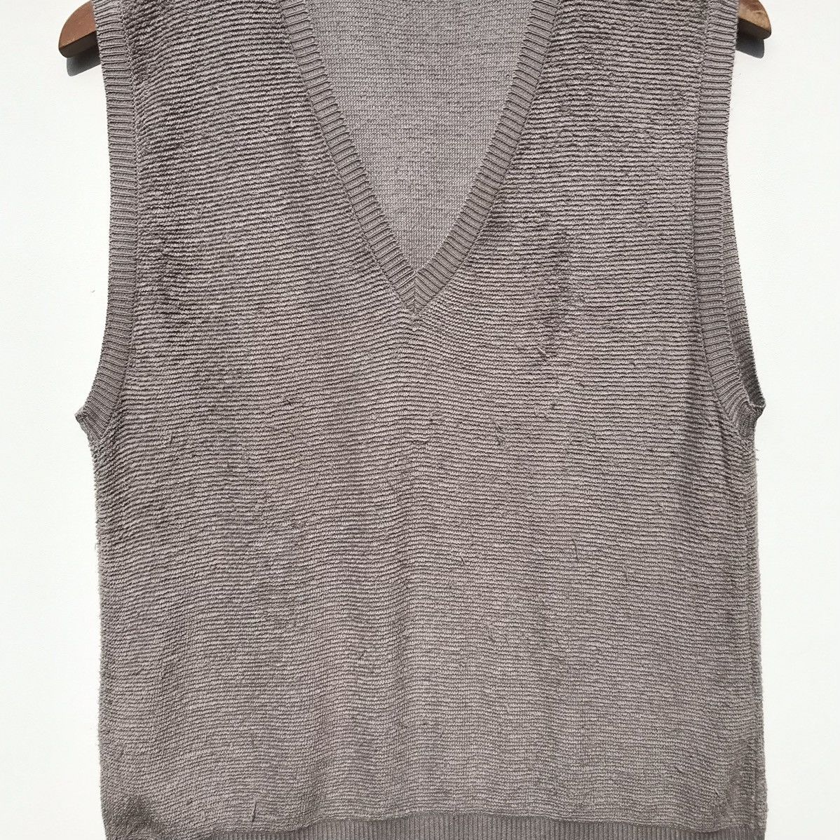 Yohji Yamamoto Y'S Yohji Yamamoto V-Neck Sweatshirt Vest Japan Designer Size US S / EU 44-46 / 1 - 11 Thumbnail