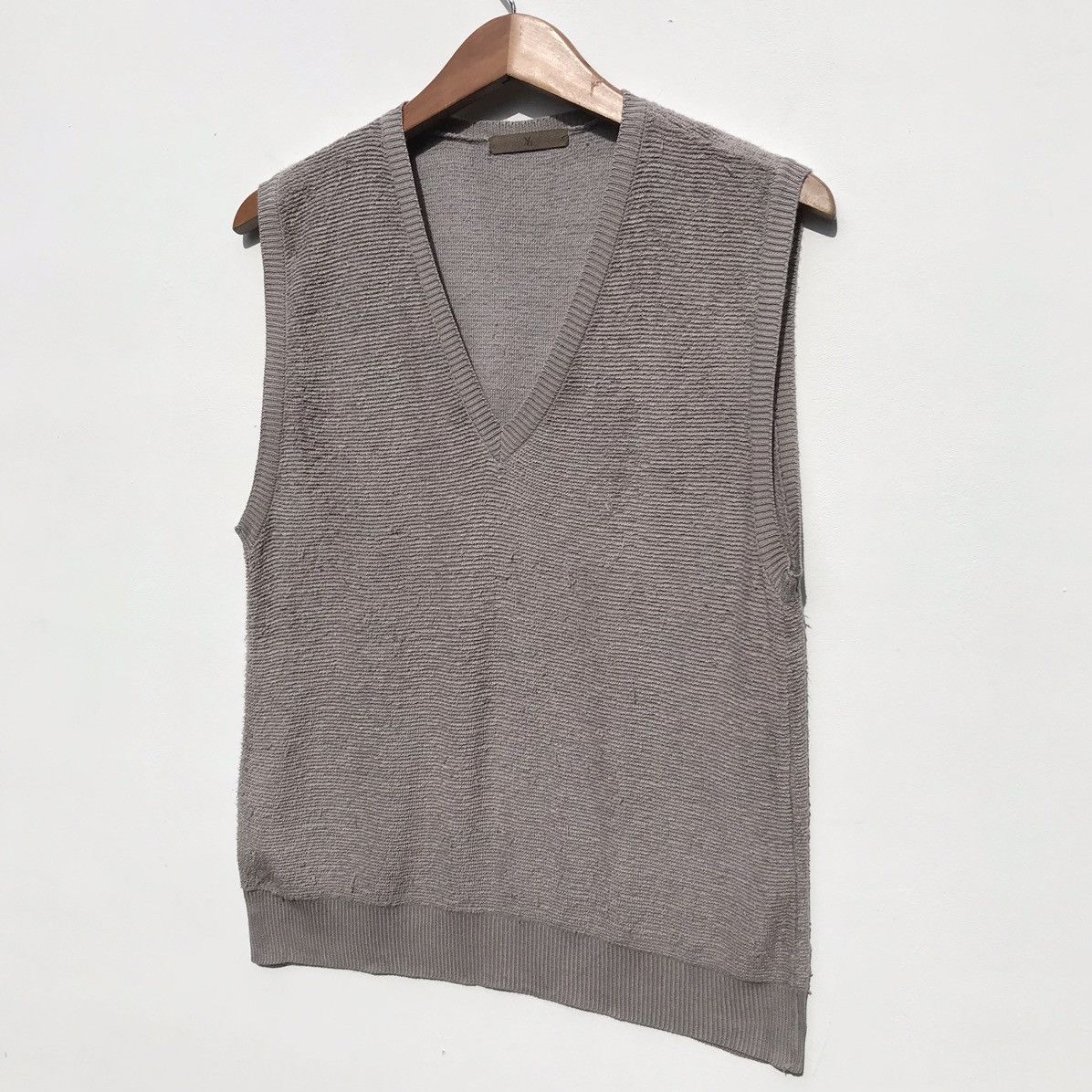 Yohji Yamamoto Y'S Yohji Yamamoto V-Neck Sweatshirt Vest Japan Designer Size US S / EU 44-46 / 1 - 3 Thumbnail