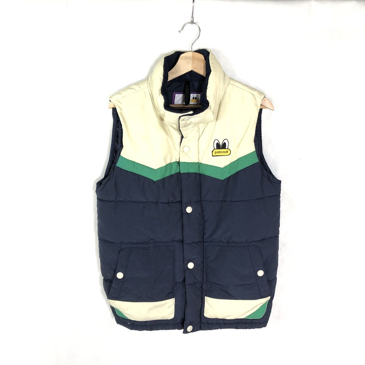 Pancoat Vintage Pancoat Stripe Puffer Vest Size US M / EU 48-50 / 2 - 1 Thumbnail