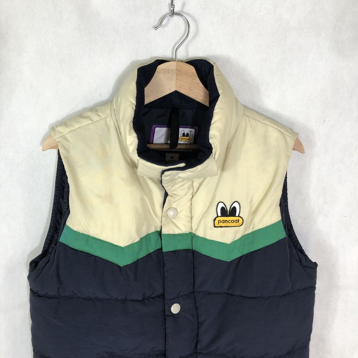 Pancoat Vintage Pancoat Stripe Puffer Vest Size US M / EU 48-50 / 2 - 4 Thumbnail