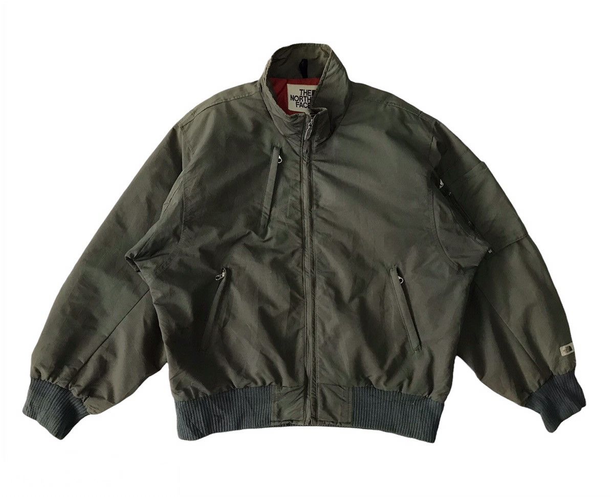 The North Face 💥Steals💥Rare Vtg 90s TNF Aircom Goldwin Bomber Jacket Size US L / EU 52-54 / 3 - 1 Thumbnail