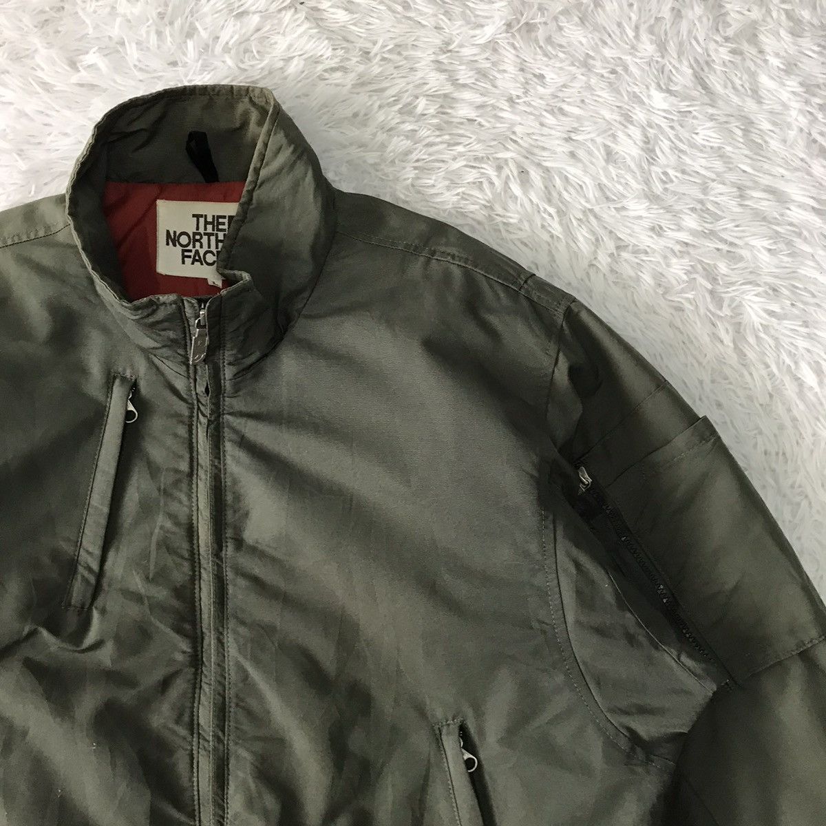 The North Face 💥Steals💥Rare Vtg 90s TNF Aircom Goldwin Bomber Jacket Size US L / EU 52-54 / 3 - 5 Thumbnail
