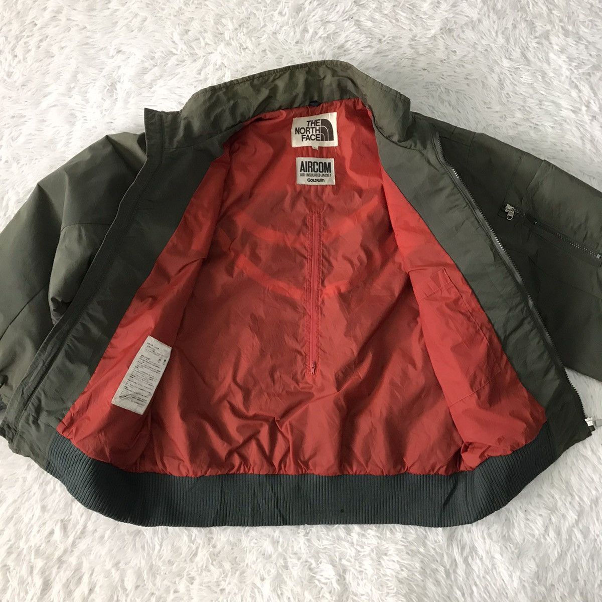 The North Face 💥Steals💥Rare Vtg 90s TNF Aircom Goldwin Bomber Jacket Size US L / EU 52-54 / 3 - 15 Thumbnail
