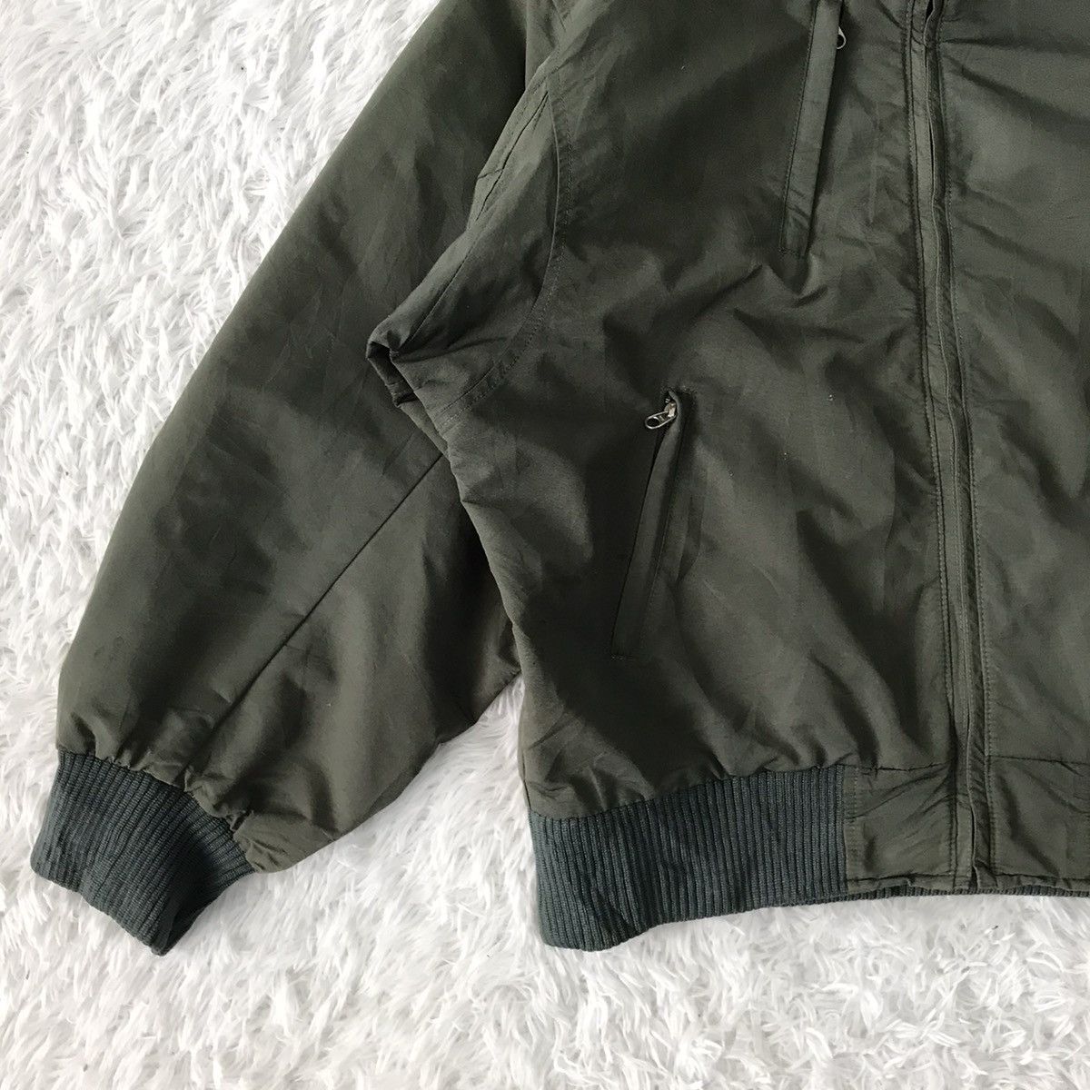 The North Face 💥Steals💥Rare Vtg 90s TNF Aircom Goldwin Bomber Jacket Size US L / EU 52-54 / 3 - 3 Thumbnail