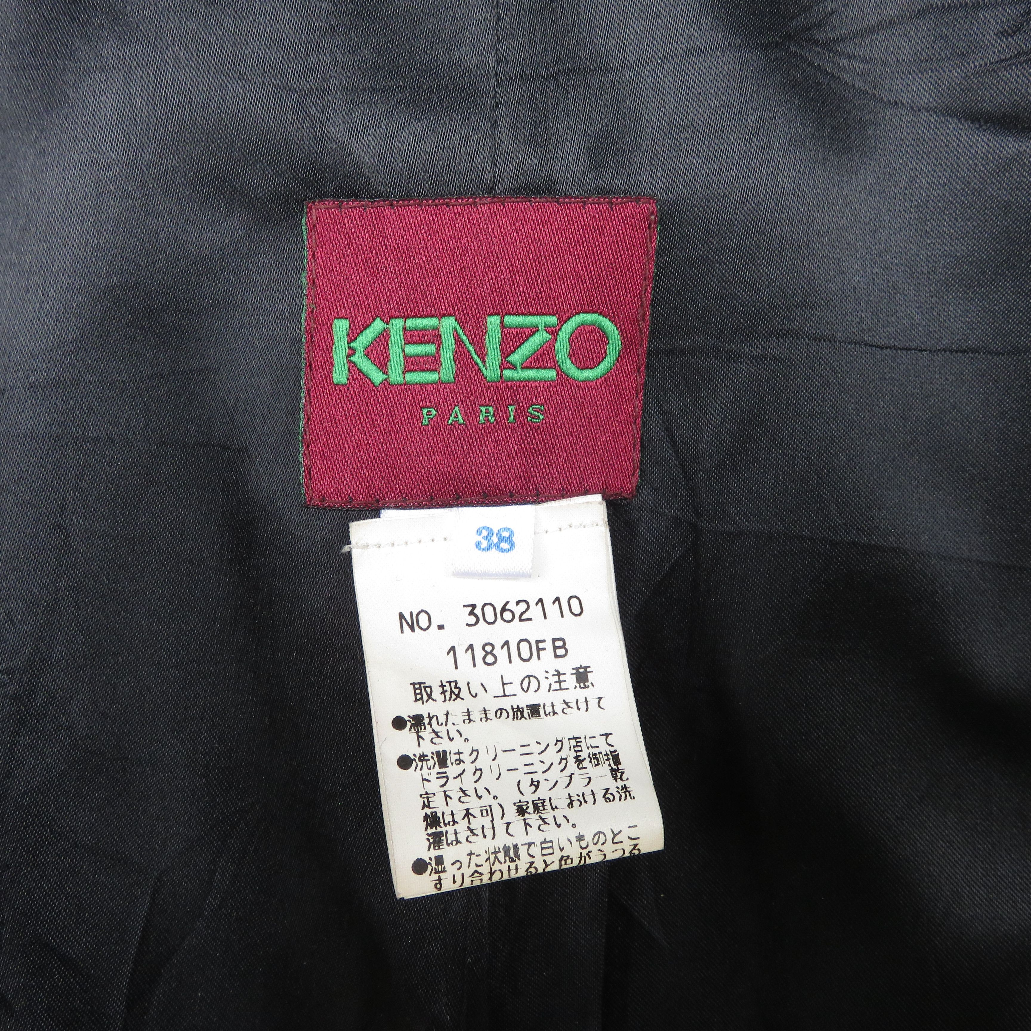 Kenzo × Velvet Kenzo Velvet Crop Jacket Size US M / EU 48-50 / 2 - 5 Thumbnail