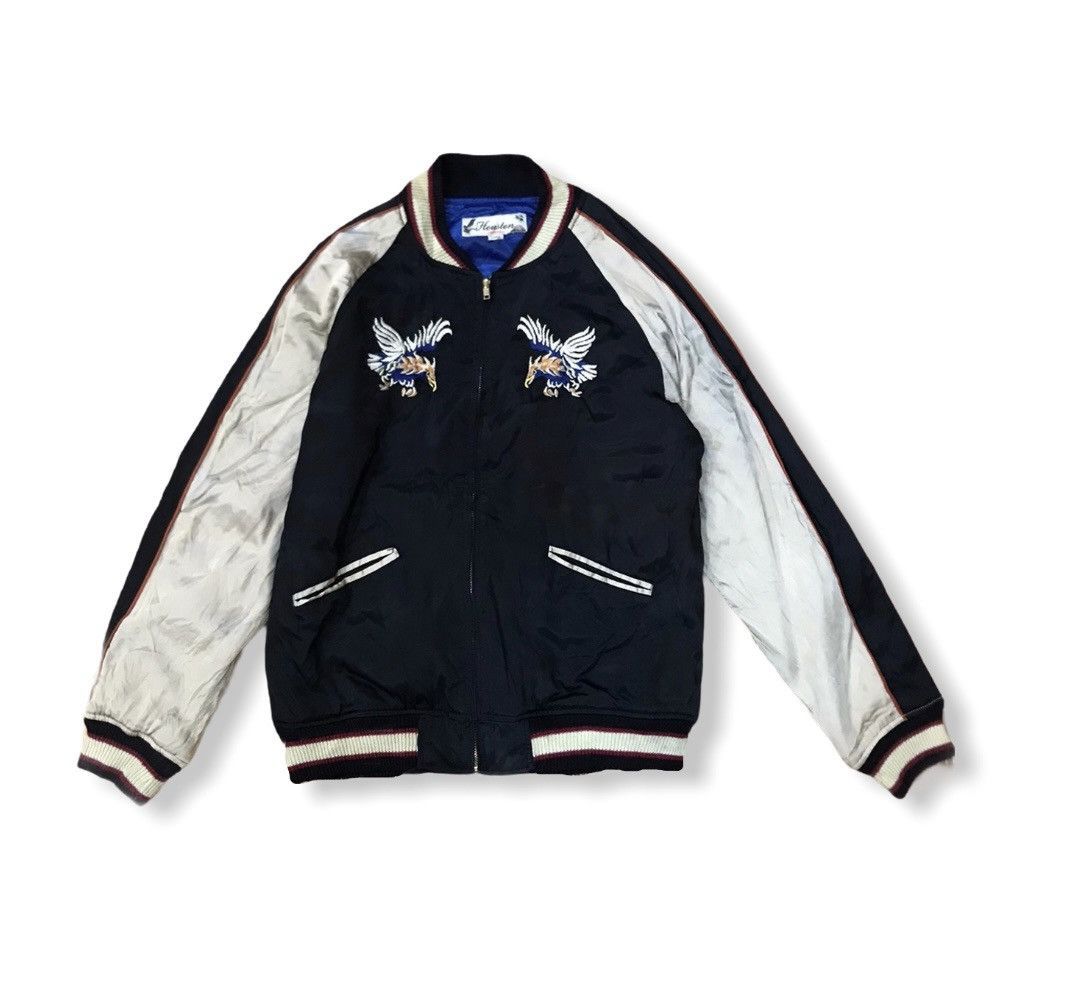 Japanese Brand VINTAGE SUKAJAN JACKET EMBROIDED LOGO Size US L / EU 52-54 / 3 - 2 Thumbnail
