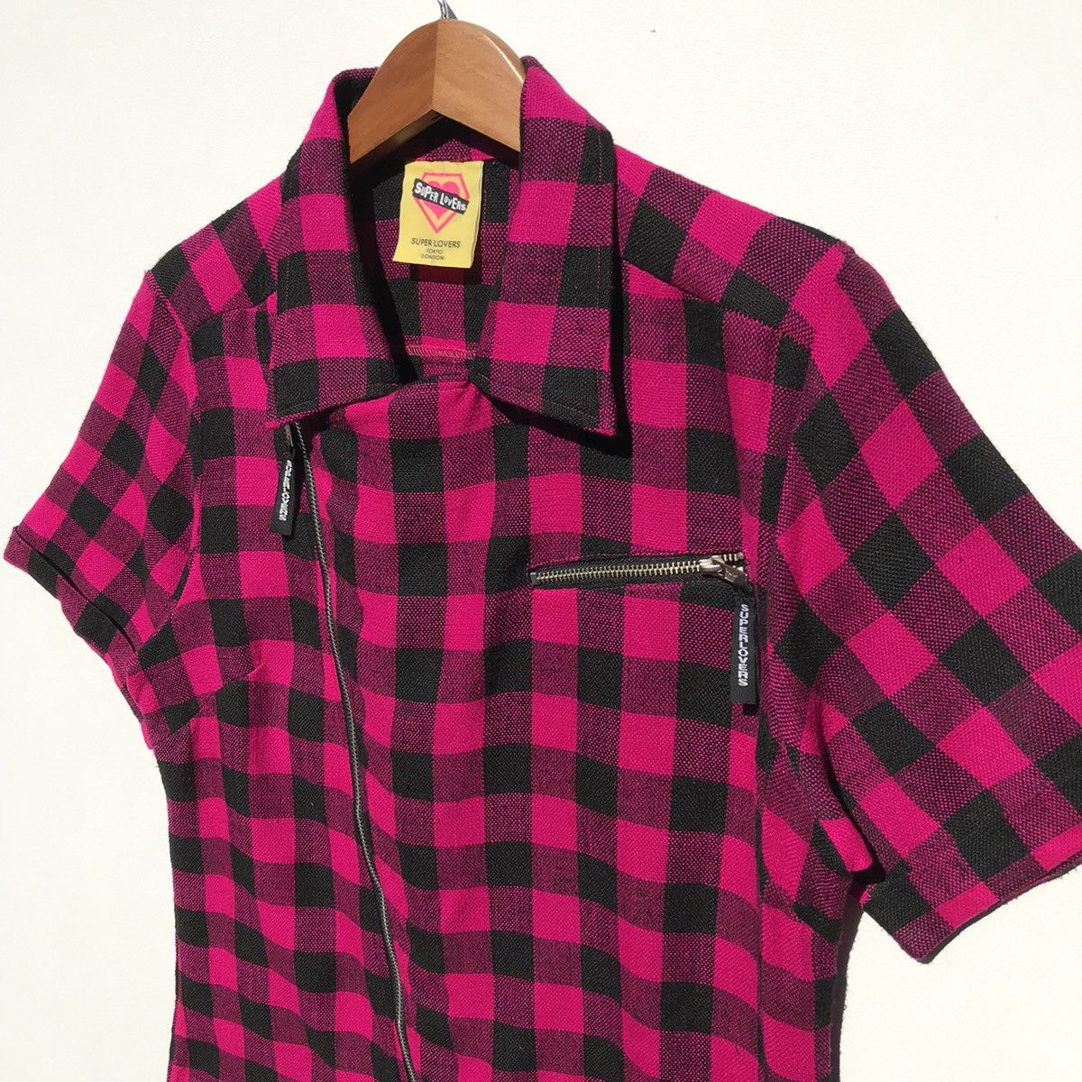 Japanese Brand × Vintage Super Lovers Tokyo London Punk Shirt Super Lovers Japanese Size M / US 6-8 / IT 42-44 - 5 Thumbnail