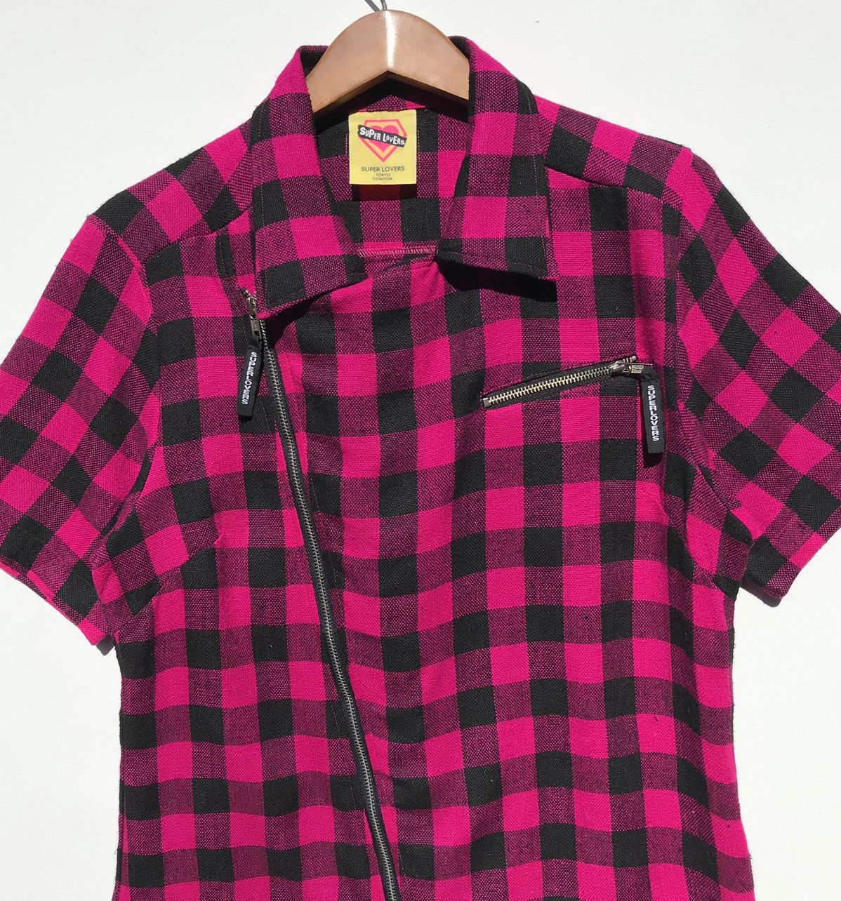 Japanese Brand × Vintage Super Lovers Tokyo London Punk Shirt Super Lovers Japanese Size M / US 6-8 / IT 42-44 - 6 Thumbnail