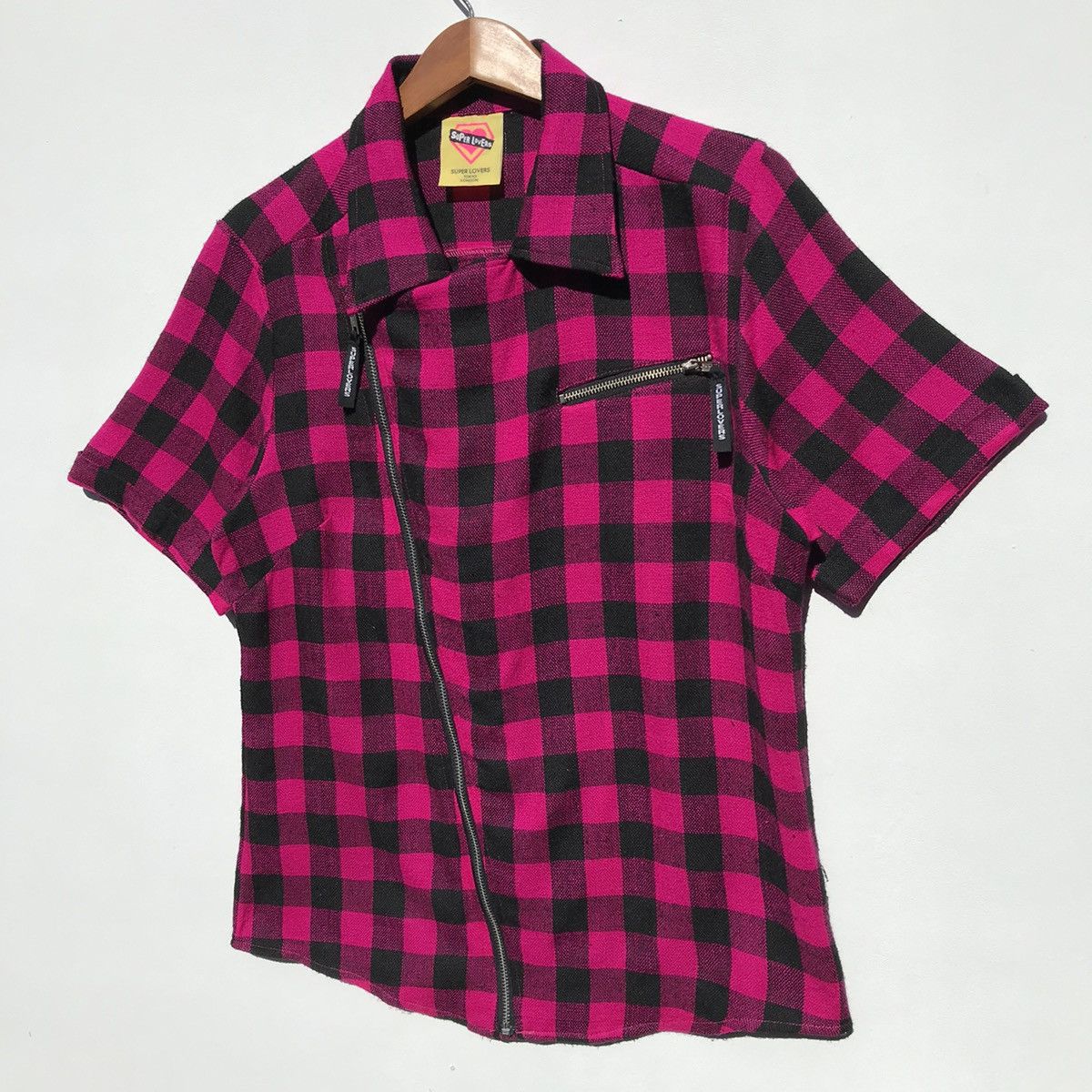 Japanese Brand × Vintage Super Lovers Tokyo London Punk Shirt Super Lovers Japanese Size M / US 6-8 / IT 42-44 - 3 Thumbnail