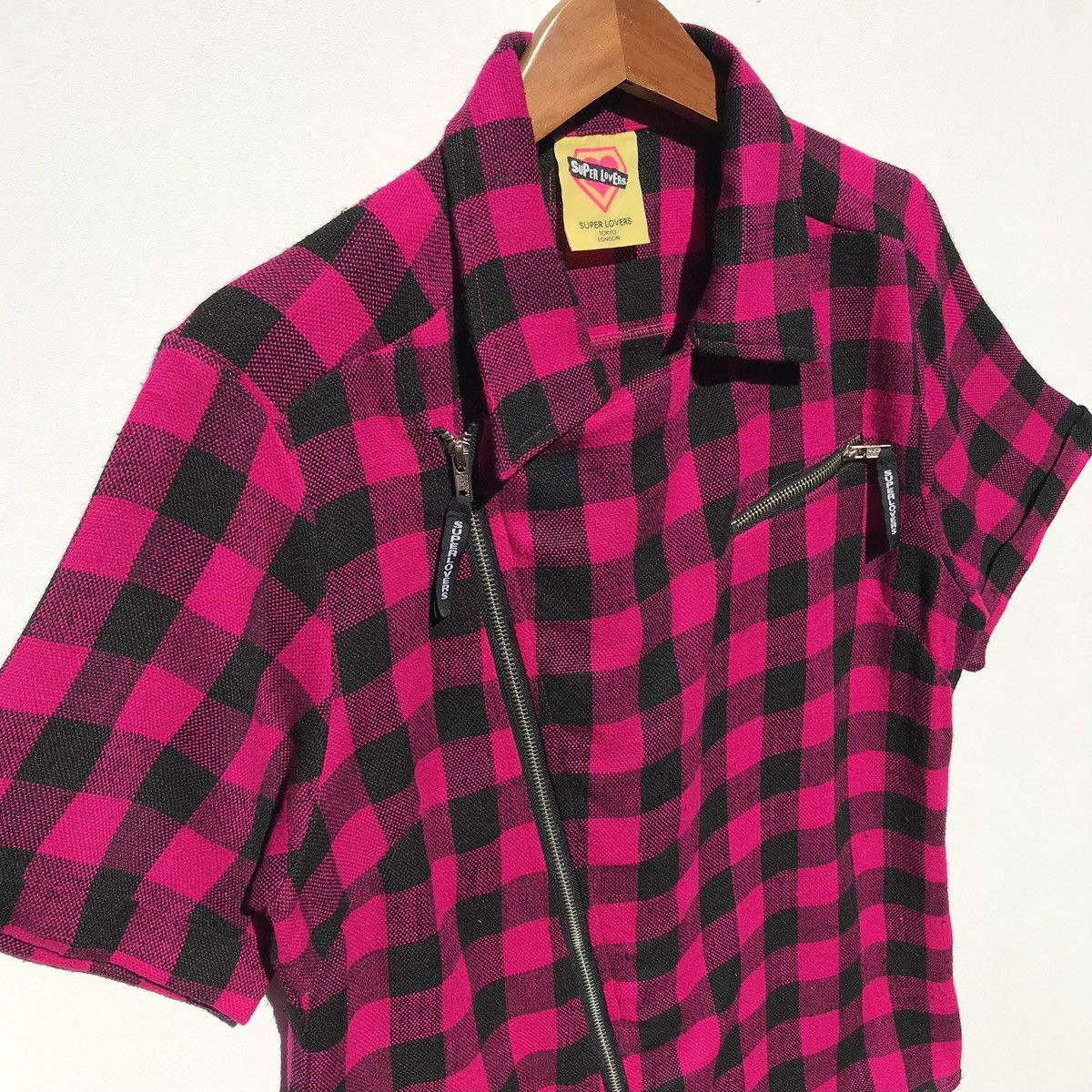 Japanese Brand × Vintage Super Lovers Tokyo London Punk Shirt Super Lovers Japanese Size M / US 6-8 / IT 42-44 - 4 Thumbnail