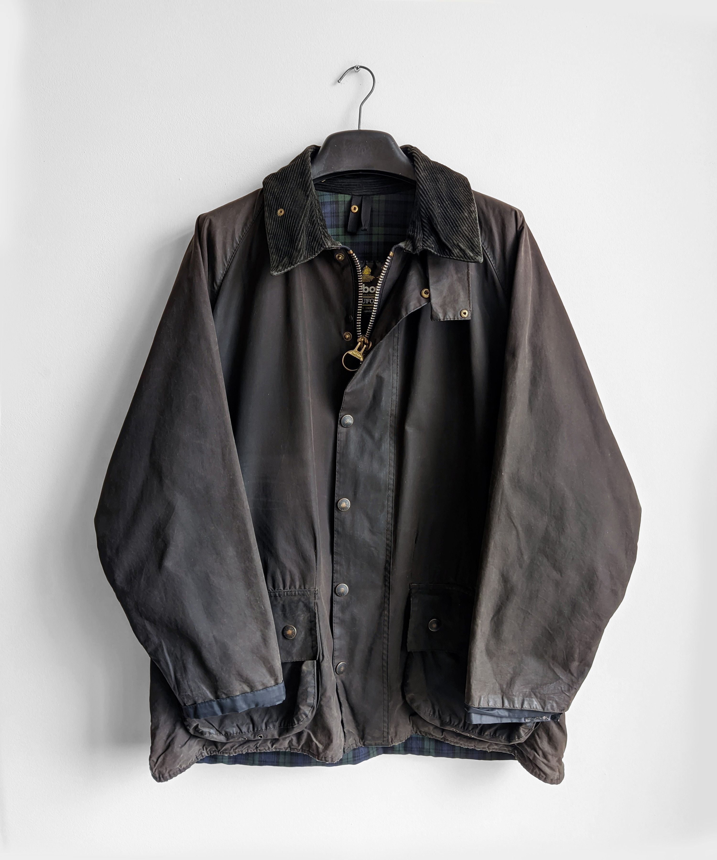 ジャケット・アウター 90s BARBOUR wax cotton blouson XL 90's] Vintage Barbour 