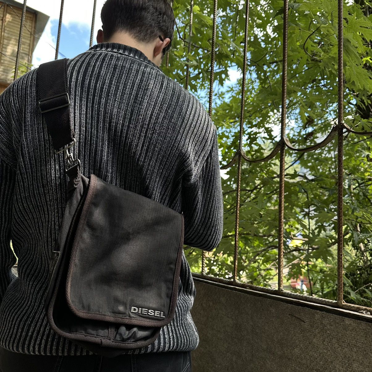 DIESEL bondage leather bag