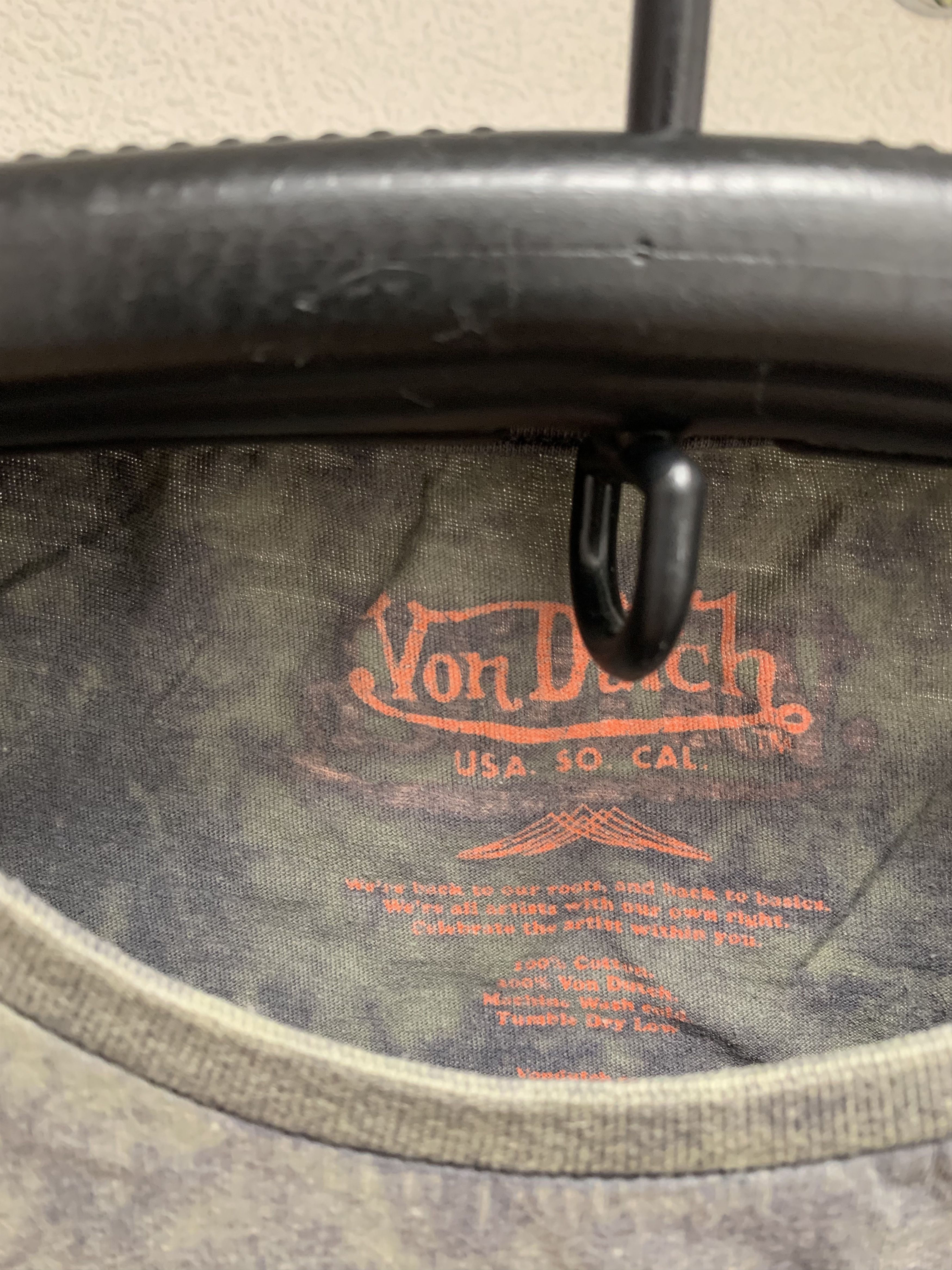 Von Dutch Von Dutch t-shirt M size big logo Size US M / EU 48-50 / 2 - 5 Thumbnail