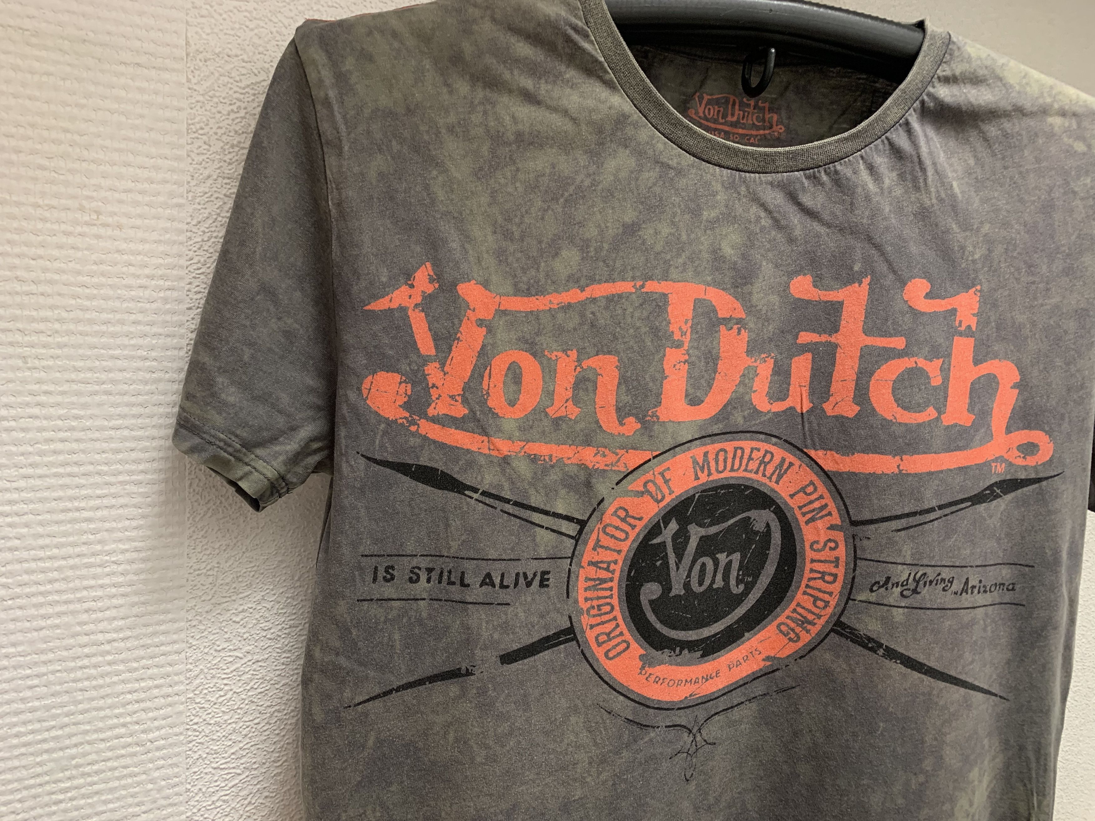 Von Dutch Von Dutch t-shirt M size big logo Size US M / EU 48-50 / 2 - 2 Thumbnail
