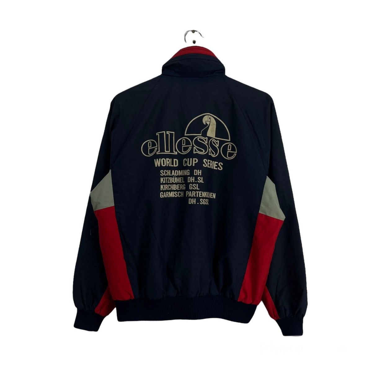Japanese Brand RARE TRITONE CROPPED JACKET ELLESSE PERUGIA-ITALY Size US M / EU 48-50 / 2 - 1 Thumbnail
