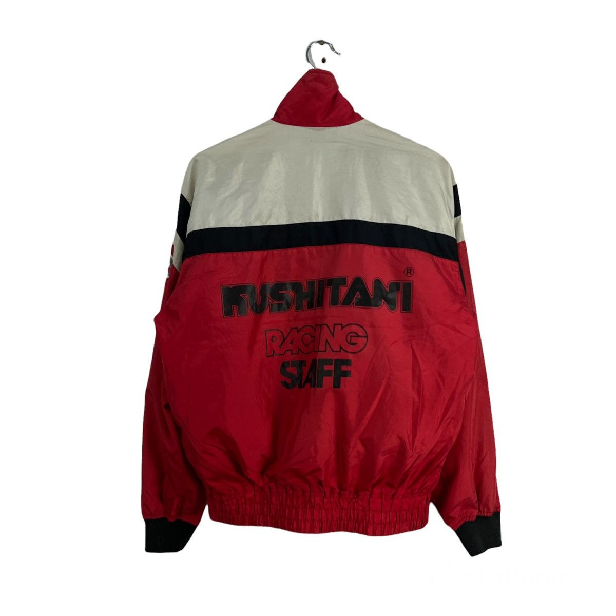 Japanese Brand VINTAGE KUSHITANI RACING STAFF BIGLOGO RACING WEAR MOTORCYLE Size US L / EU 52-54 / 3 - 1 Thumbnail