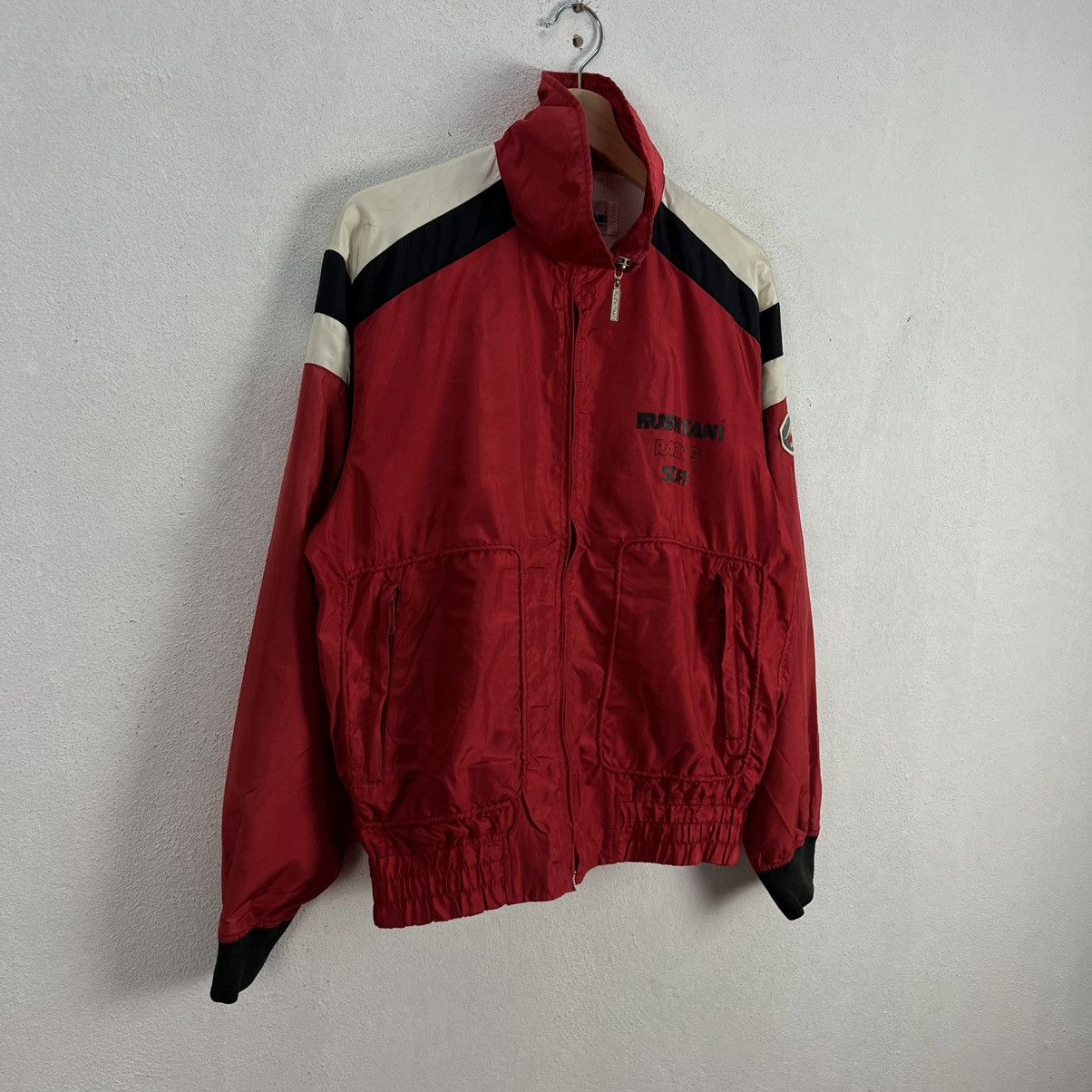 Japanese Brand VINTAGE KUSHITANI RACING STAFF BIGLOGO RACING WEAR MOTORCYLE Size US L / EU 52-54 / 3 - 3 Thumbnail