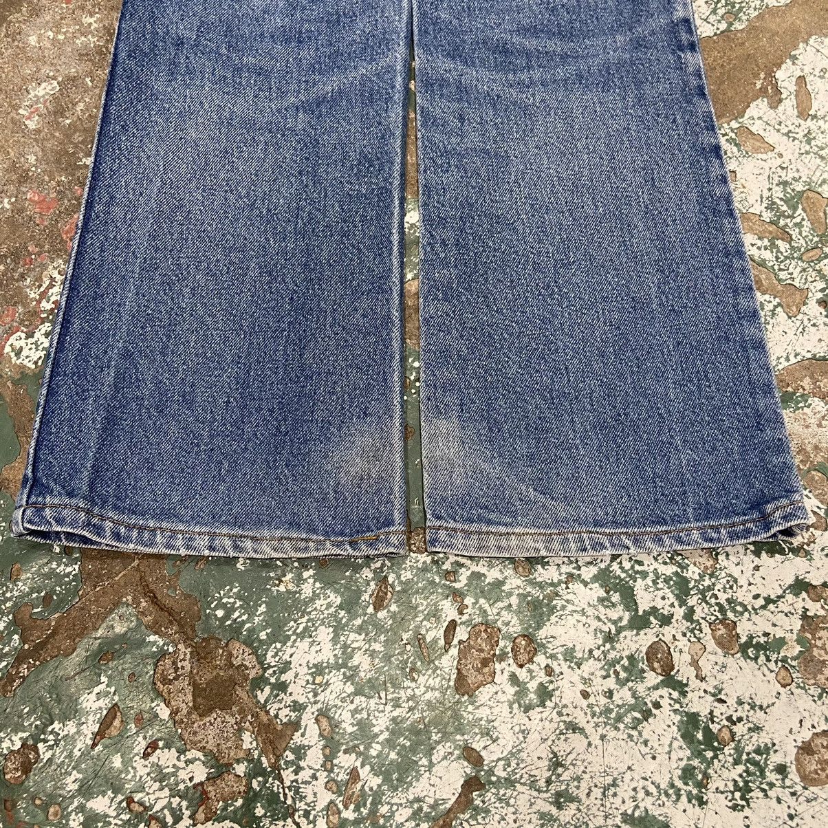Vintage Vintage 1990s Low Rise Bootcut Blue Denim Jeans Size 26" / US 2 / IT 38 - 8 Thumbnail