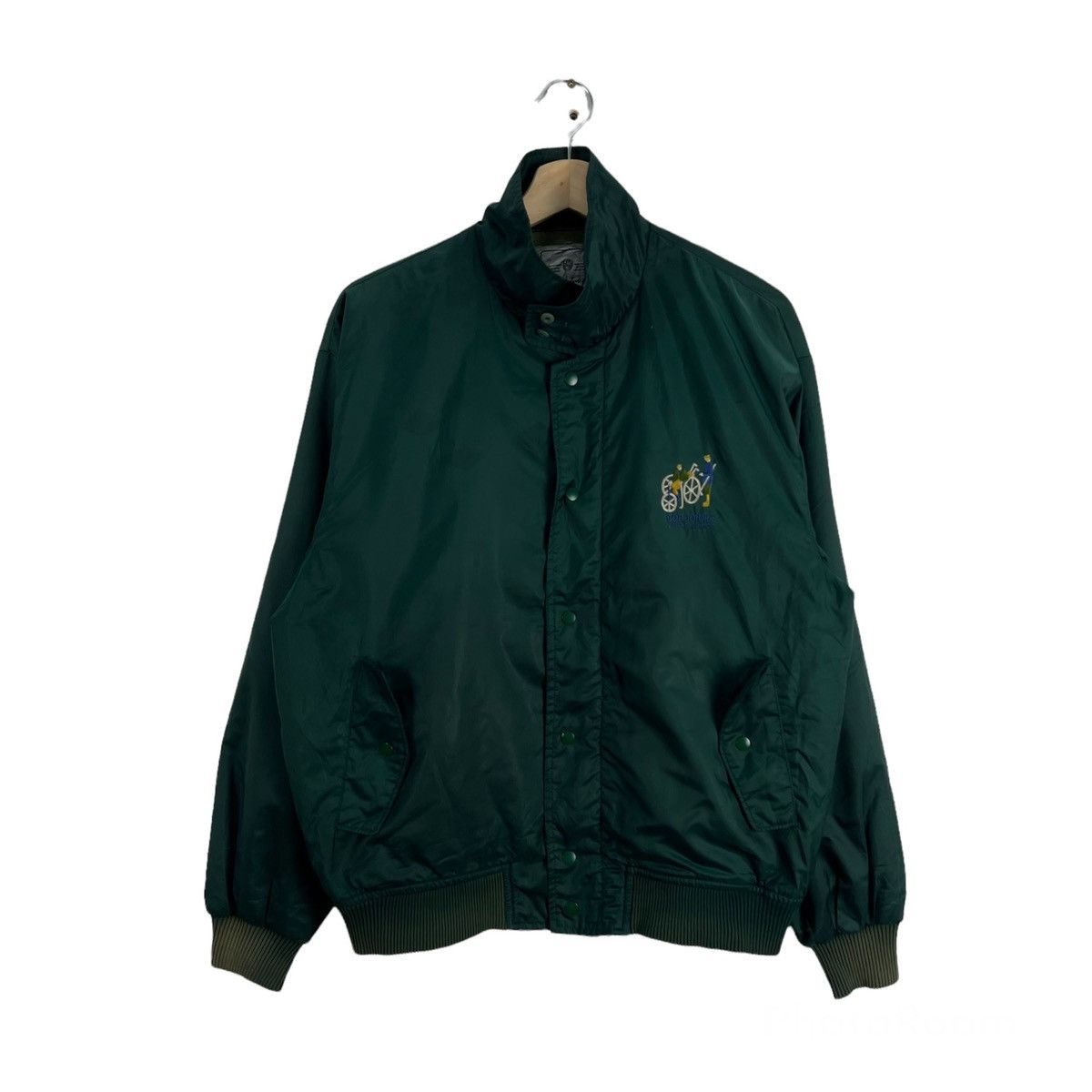 Japanese Brand VINTAGE BOB JOHNSON JACKET BIG LOGO RARE LINING FULL PRINT Size US L / EU 52-54 / 3 - 1 Thumbnail