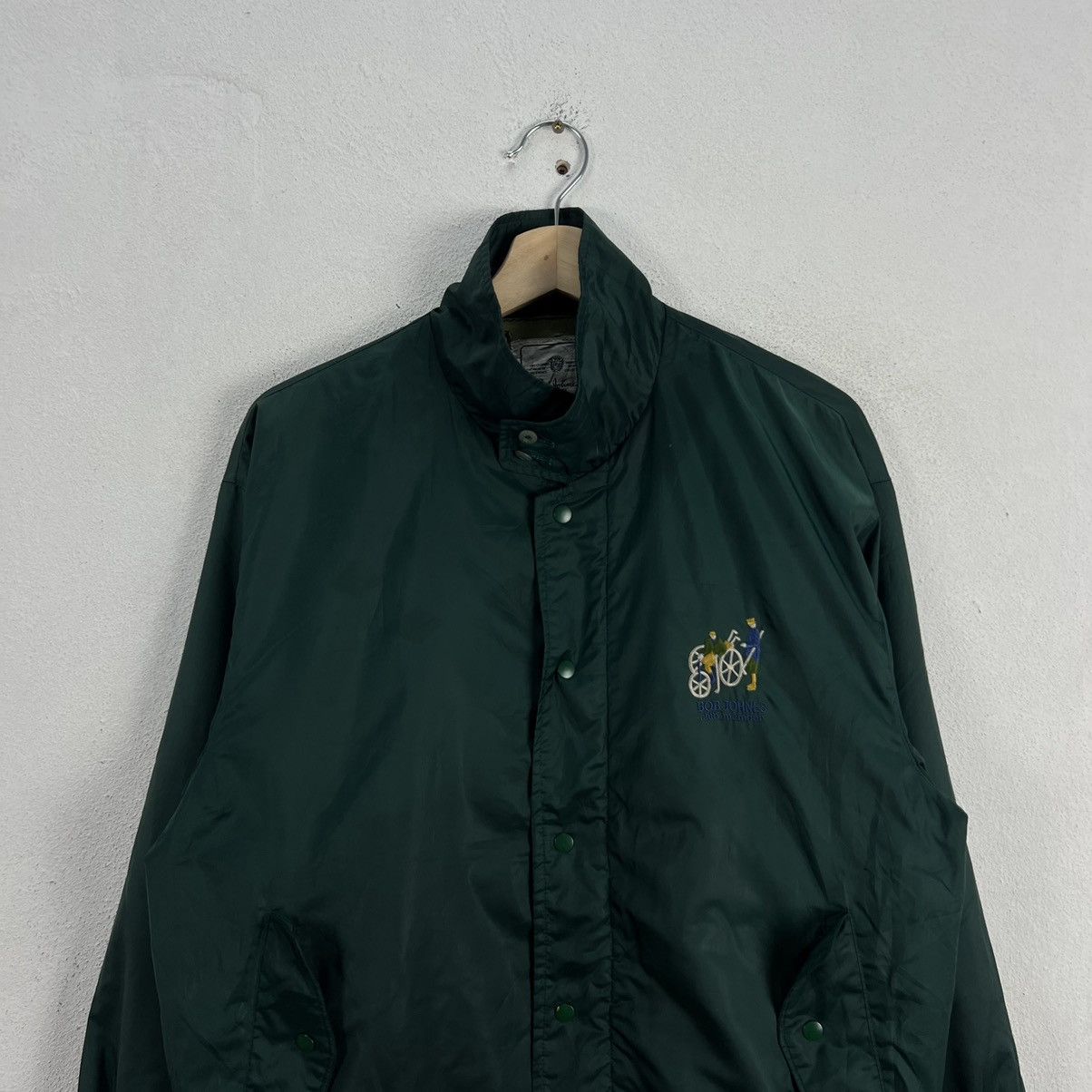 Japanese Brand VINTAGE BOB JOHNSON JACKET BIG LOGO RARE LINING FULL PRINT Size US L / EU 52-54 / 3 - 3 Thumbnail
