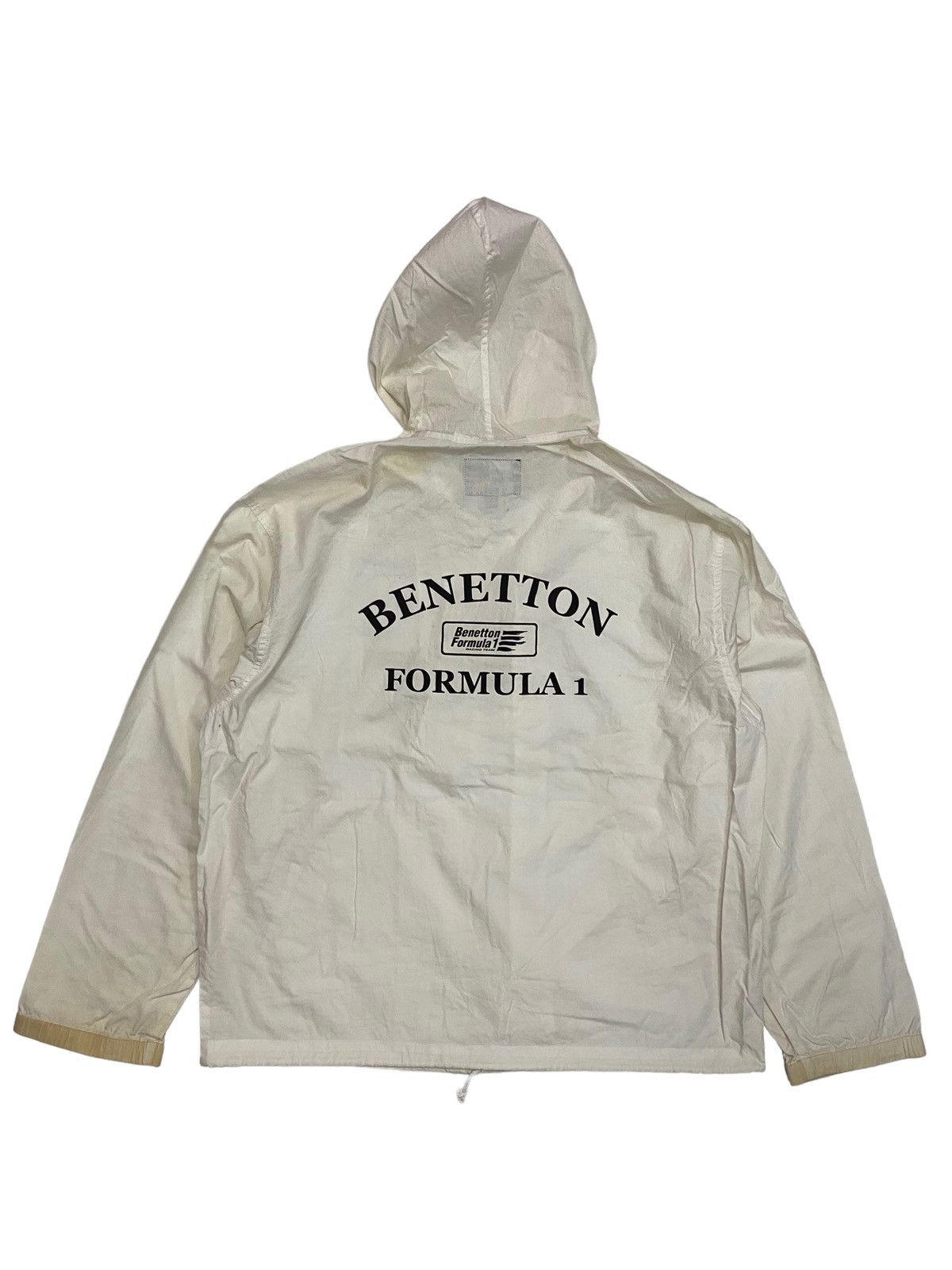 Benetton × Japanese Brand Benetton Formula 1 Hooded Jacket Size US L / EU 52-54 / 3 - 1 Thumbnail