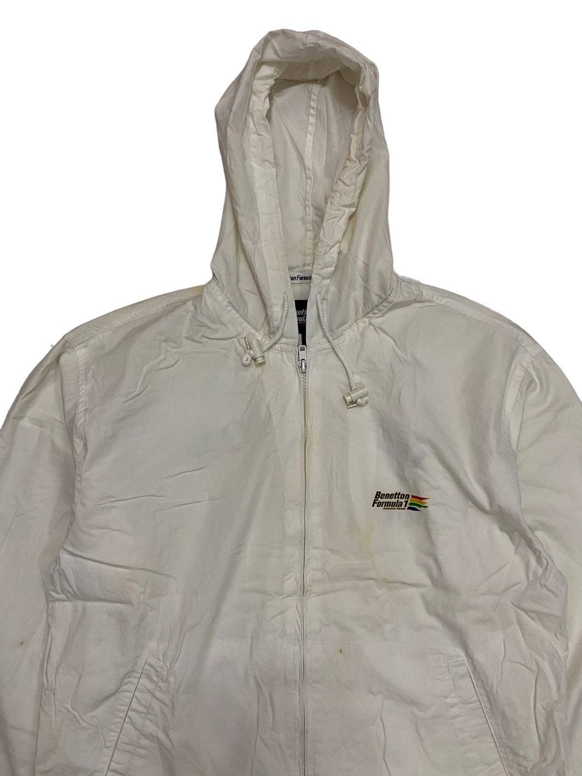 Benetton × Japanese Brand Benetton Formula 1 Hooded Jacket Size US L / EU 52-54 / 3 - 5 Thumbnail
