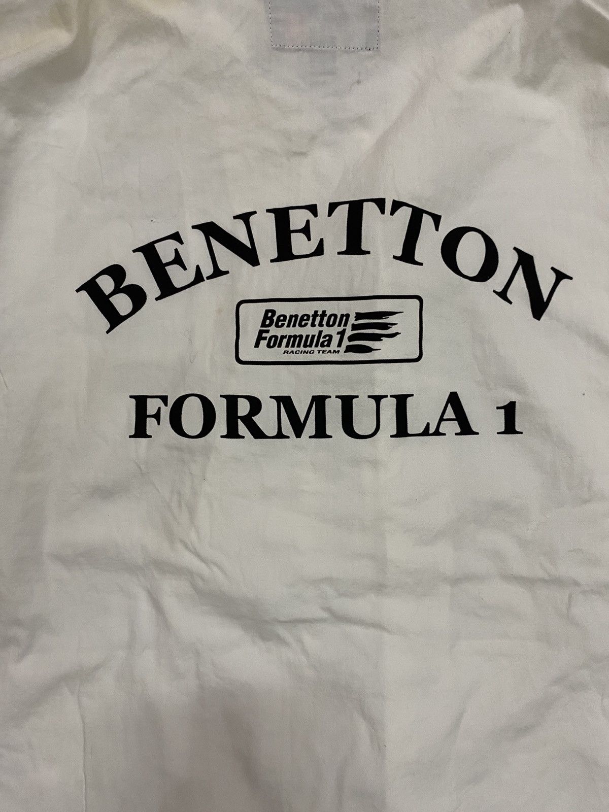 Benetton × Japanese Brand Benetton Formula 1 Hooded Jacket Size US L / EU 52-54 / 3 - 16 Thumbnail