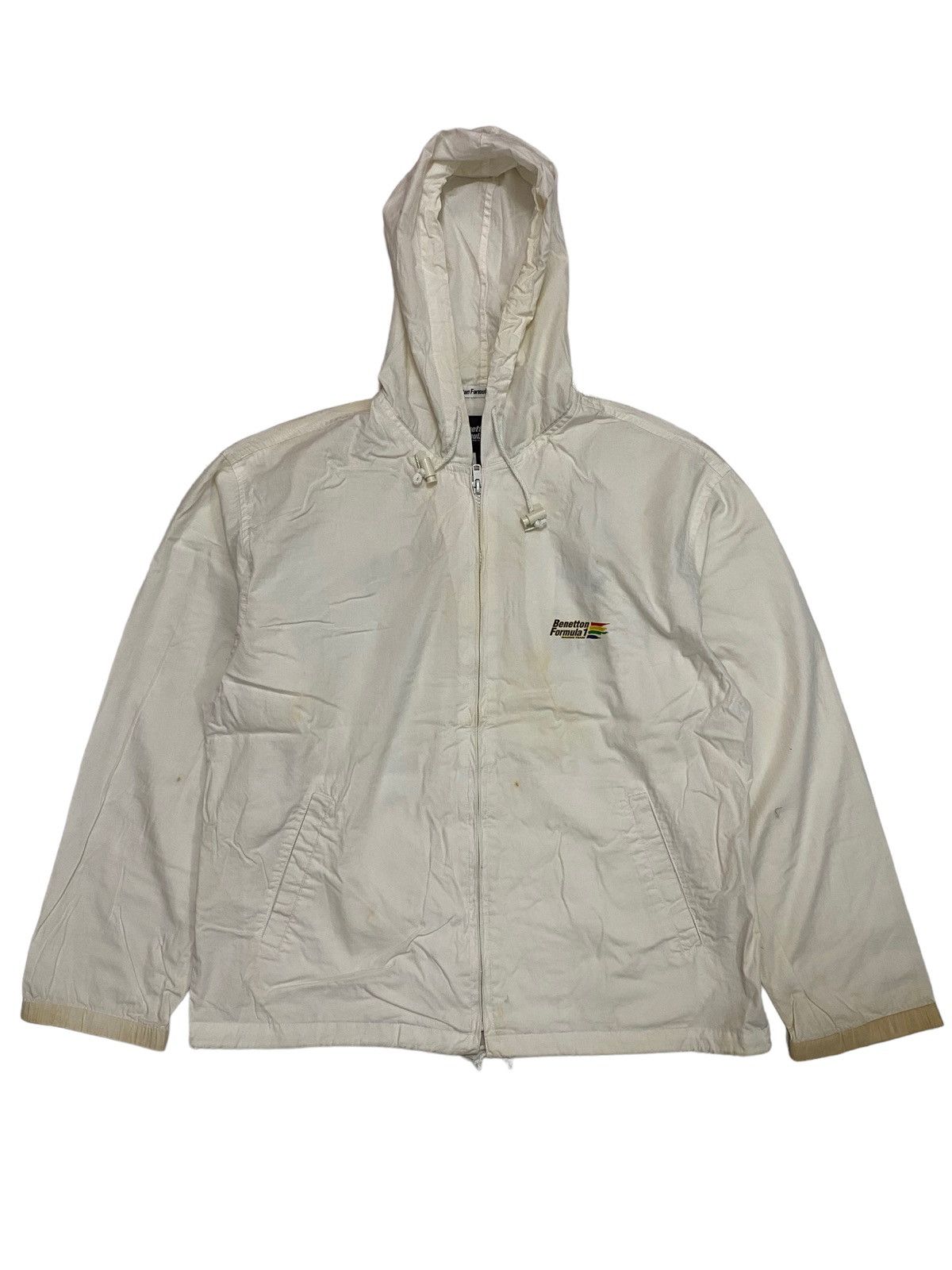 Benetton × Japanese Brand Benetton Formula 1 Hooded Jacket Size US L / EU 52-54 / 3 - 2 Thumbnail