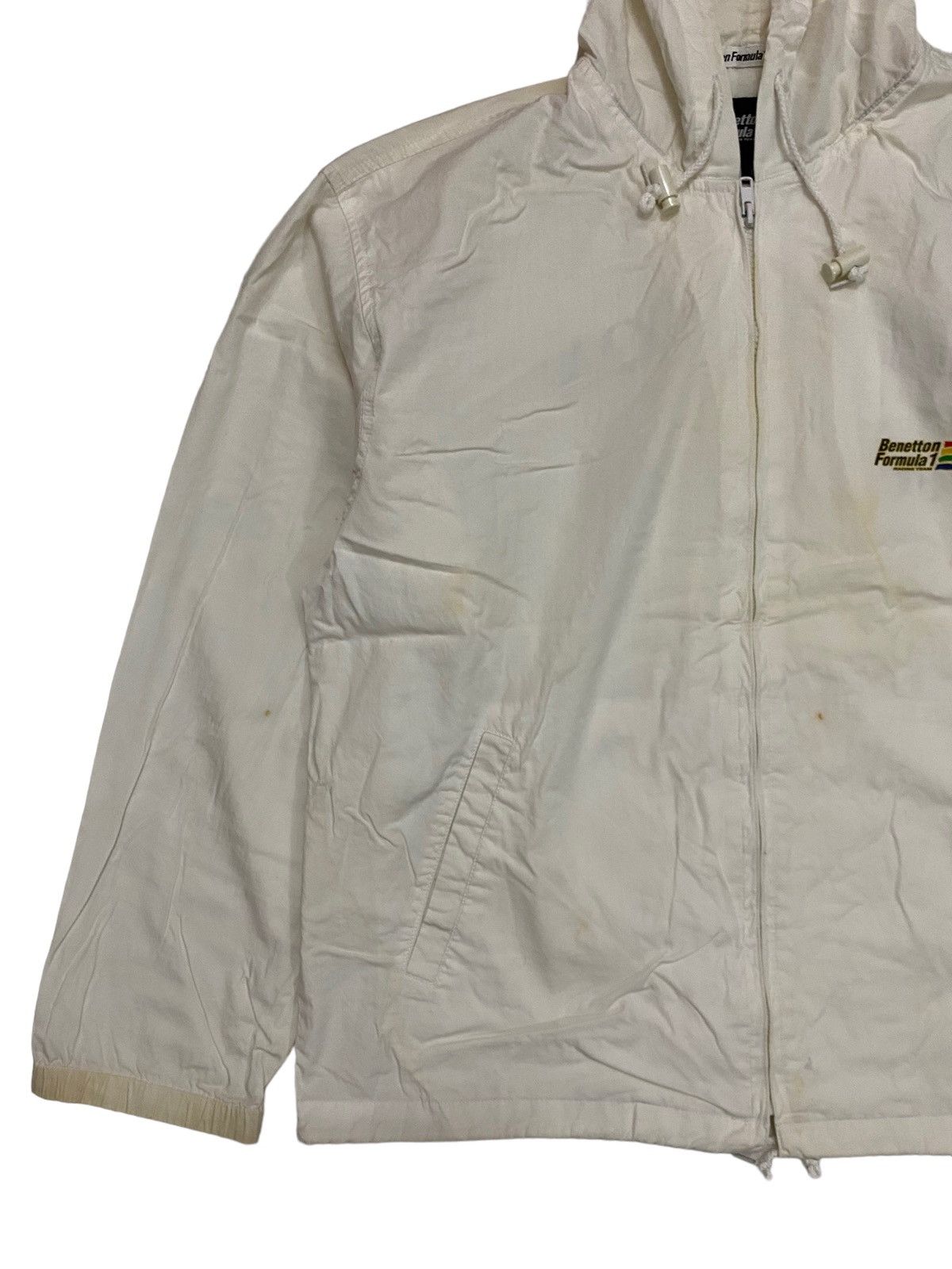 Benetton × Japanese Brand Benetton Formula 1 Hooded Jacket Size US L / EU 52-54 / 3 - 3 Thumbnail