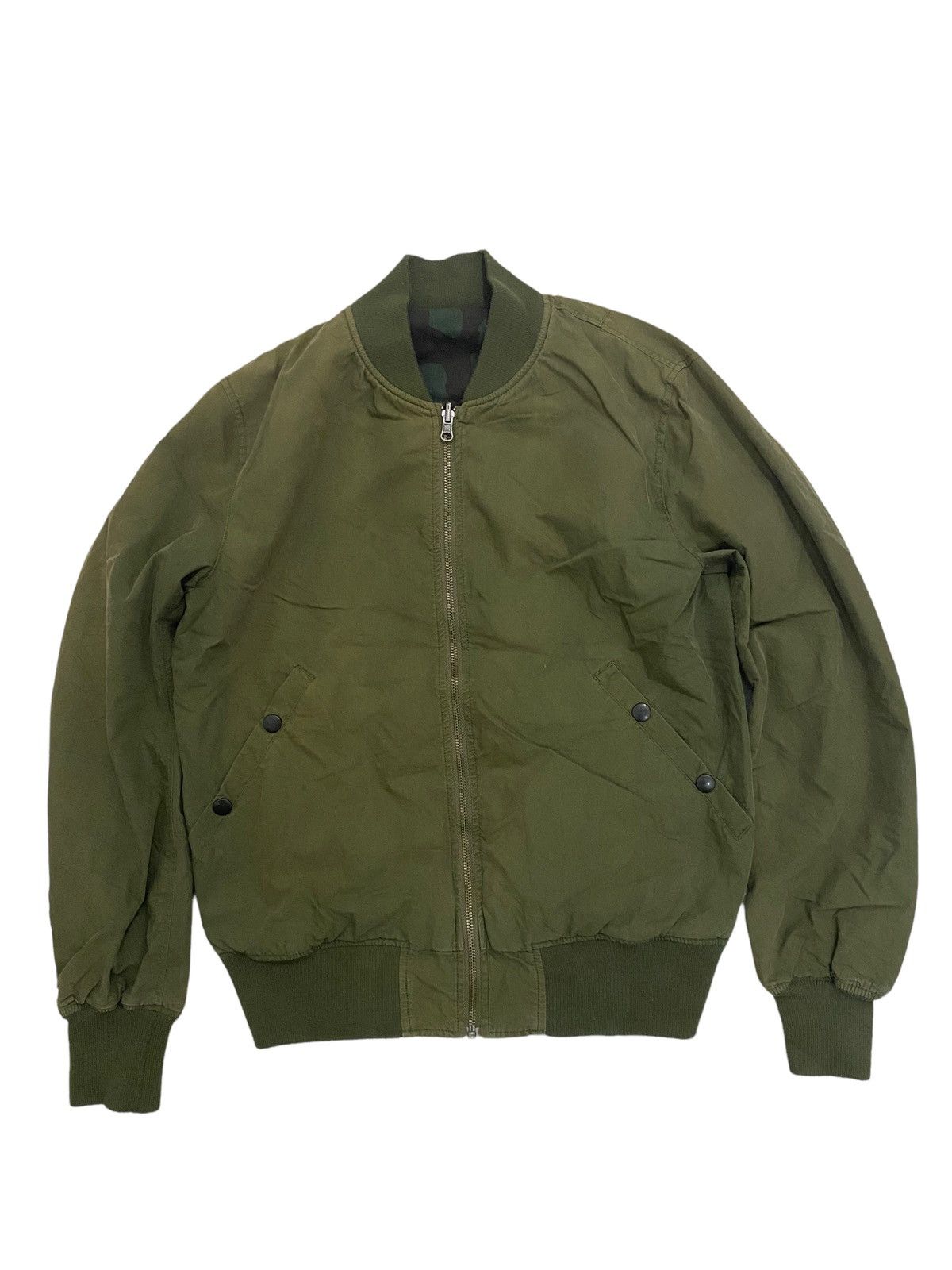 image of Beauty Beast Military Ciaopanic Reversible Jacket in Army, Men's (Size Medium)