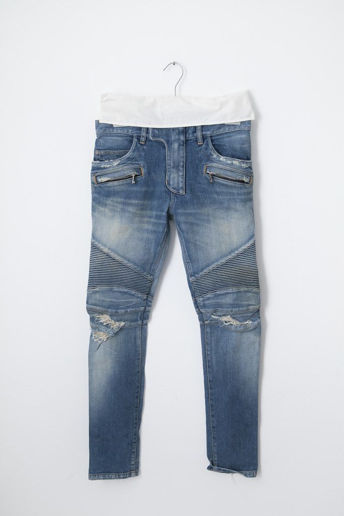 AW18 skinny biker jeans