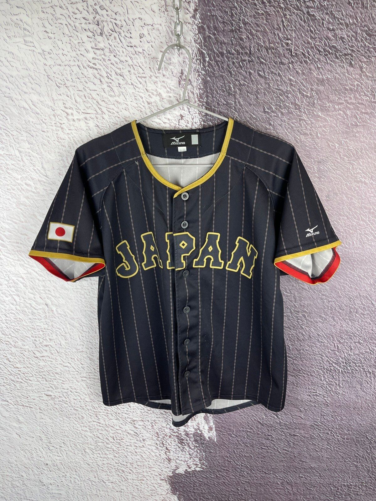 samurai japan x mizuno baseball jersey, Men's Fashion, Tops & Sets