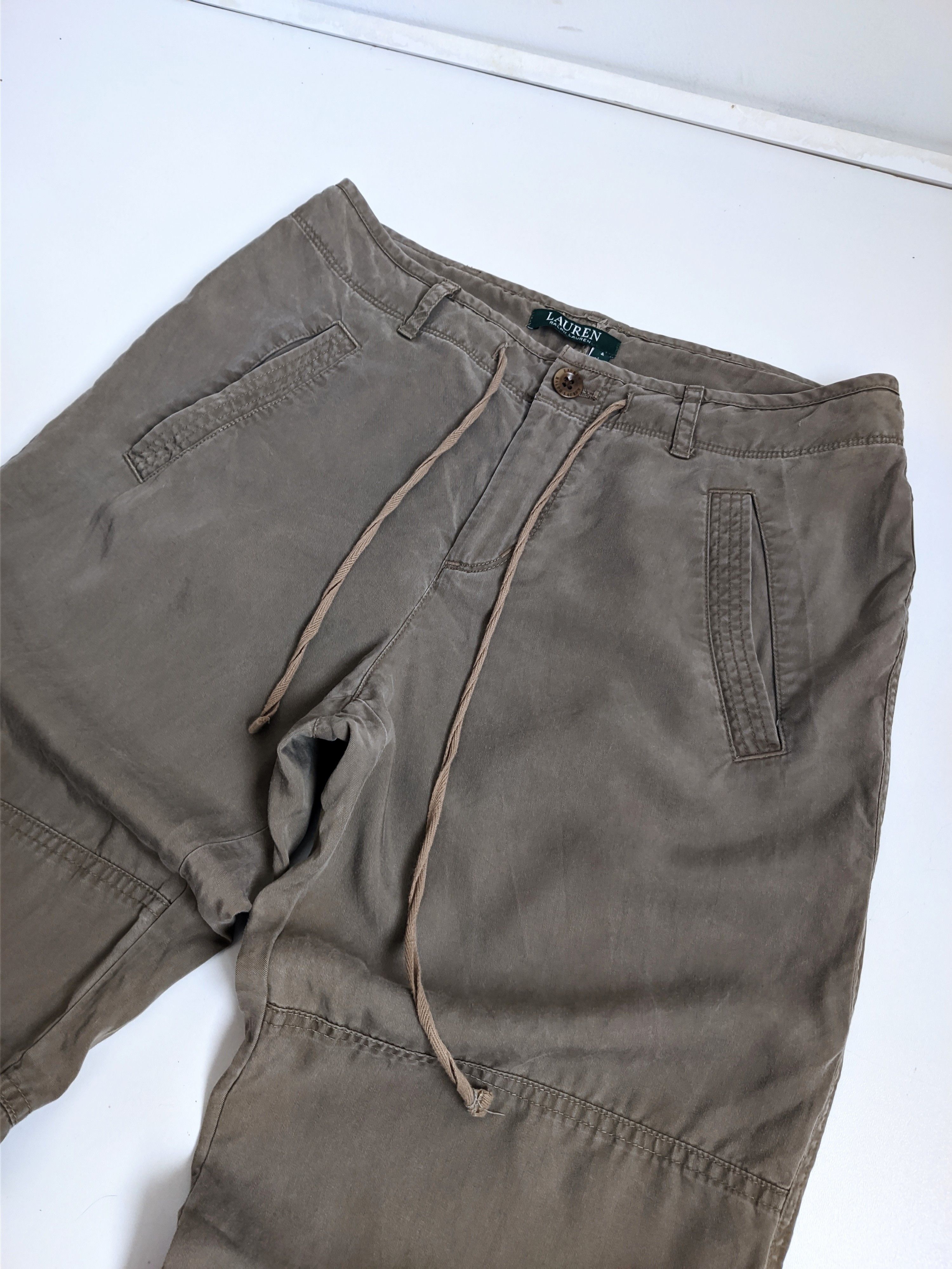 Polo Ralph Lauren Polo Ralph Lauren pants viscose brown Size 28" / US 6 / IT 42 - 3 Thumbnail