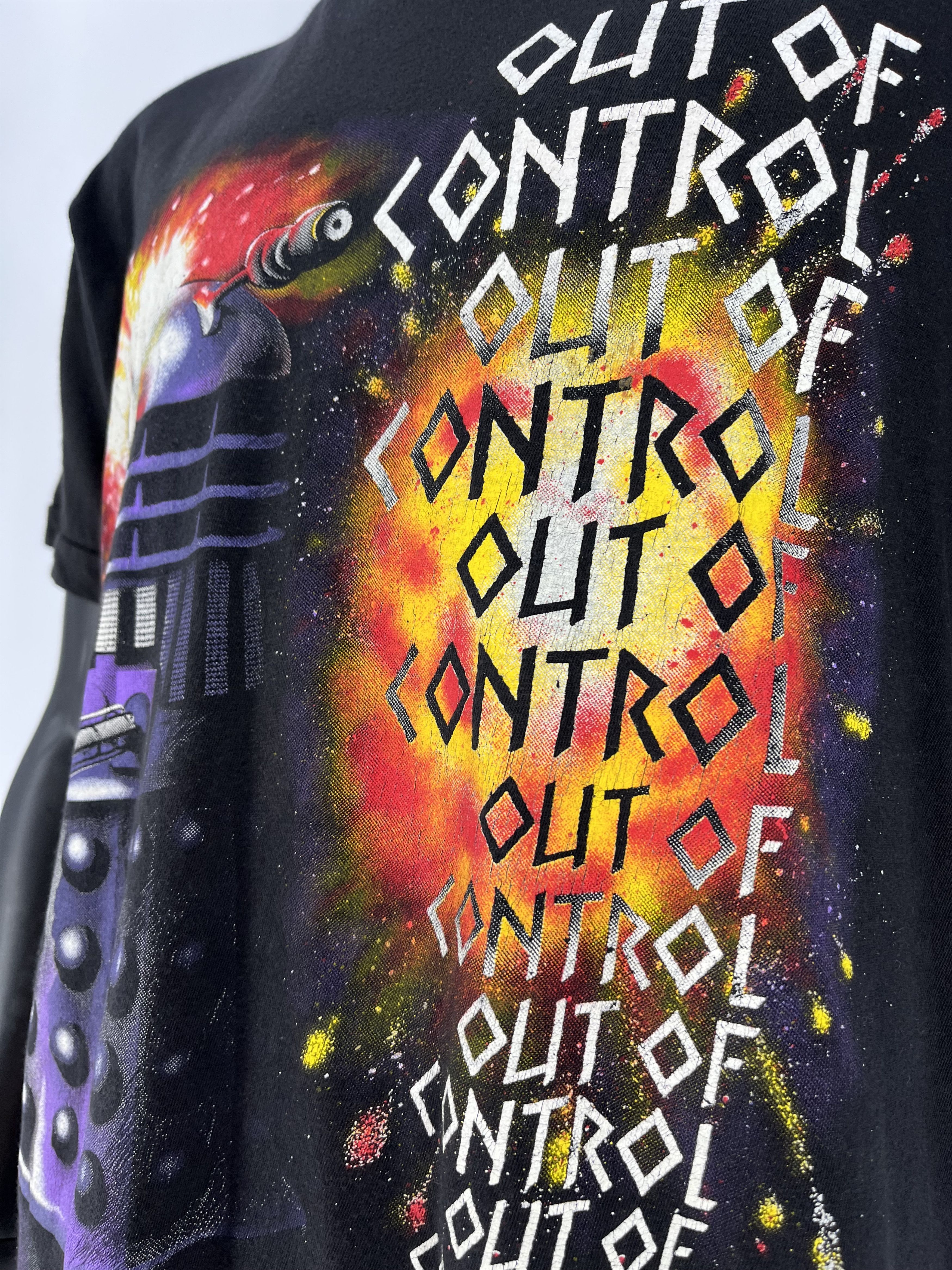 Expert Horror 1992 NOS Vintage The Daleks Doctor Who T Shirt Size US XL / EU 56 / 4 - 7 Thumbnail