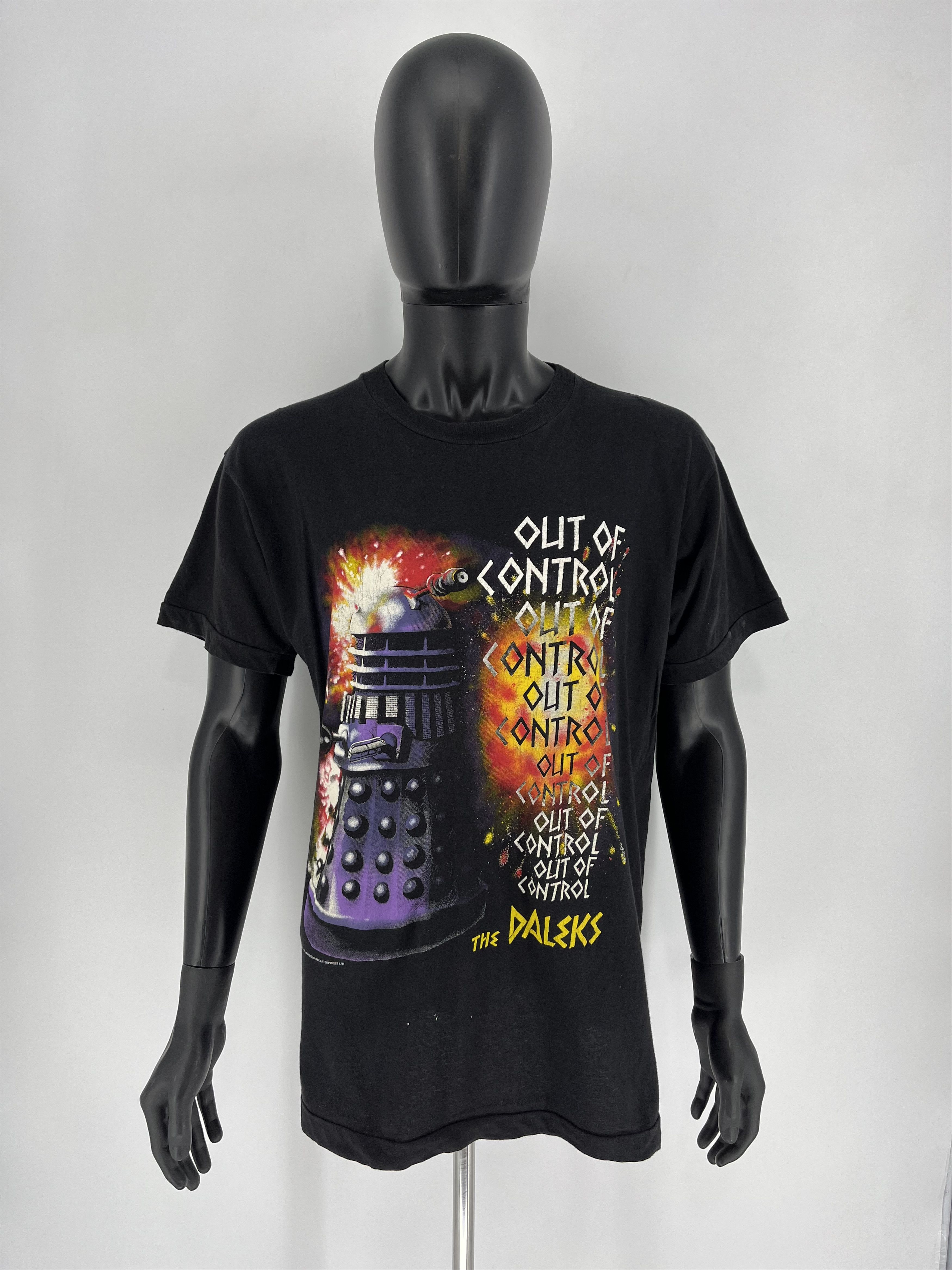 Expert Horror 1992 NOS Vintage The Daleks Doctor Who T Shirt Size US XL / EU 56 / 4 - 2 Thumbnail