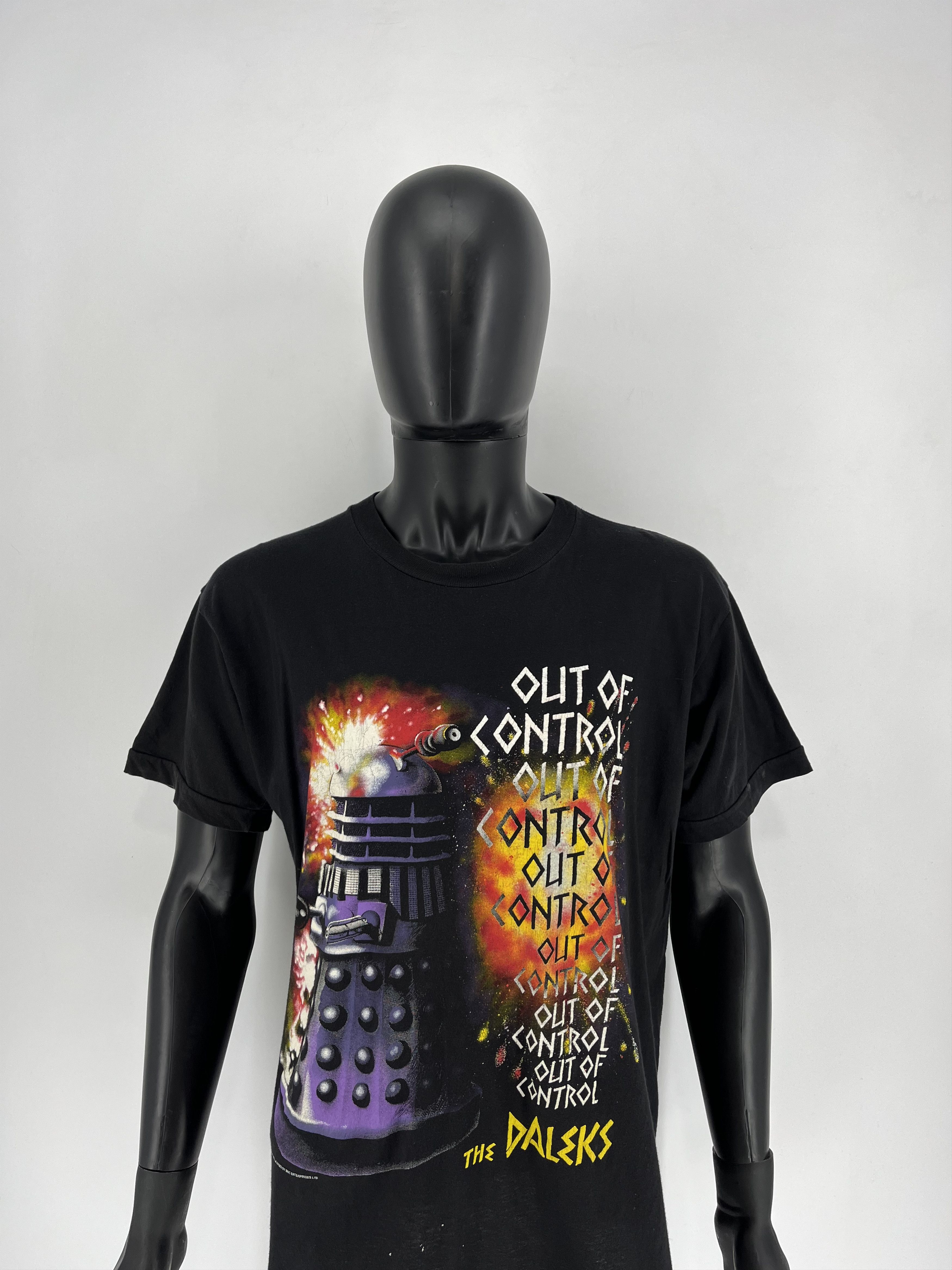 Expert Horror 1992 NOS Vintage The Daleks Doctor Who T Shirt Size US XL / EU 56 / 4 - 1 Thumbnail