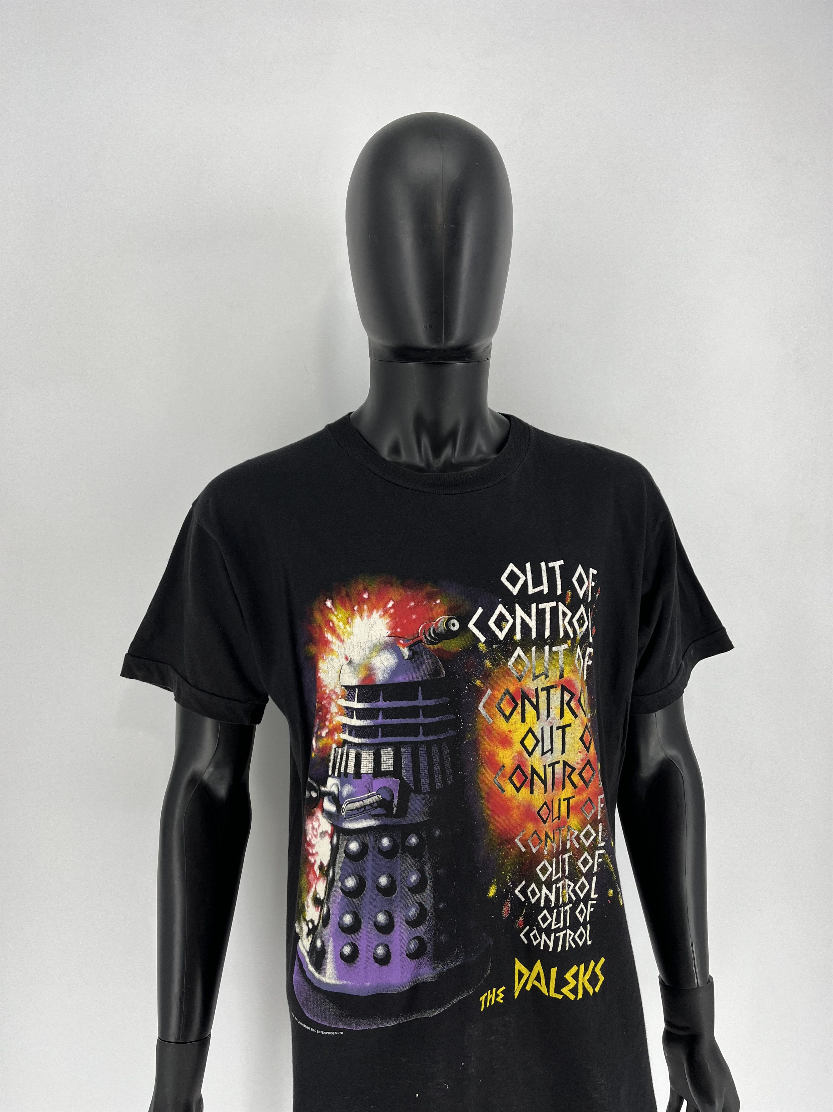 Expert Horror 1992 NOS Vintage The Daleks Doctor Who T Shirt Size US XL / EU 56 / 4 - 3 Thumbnail