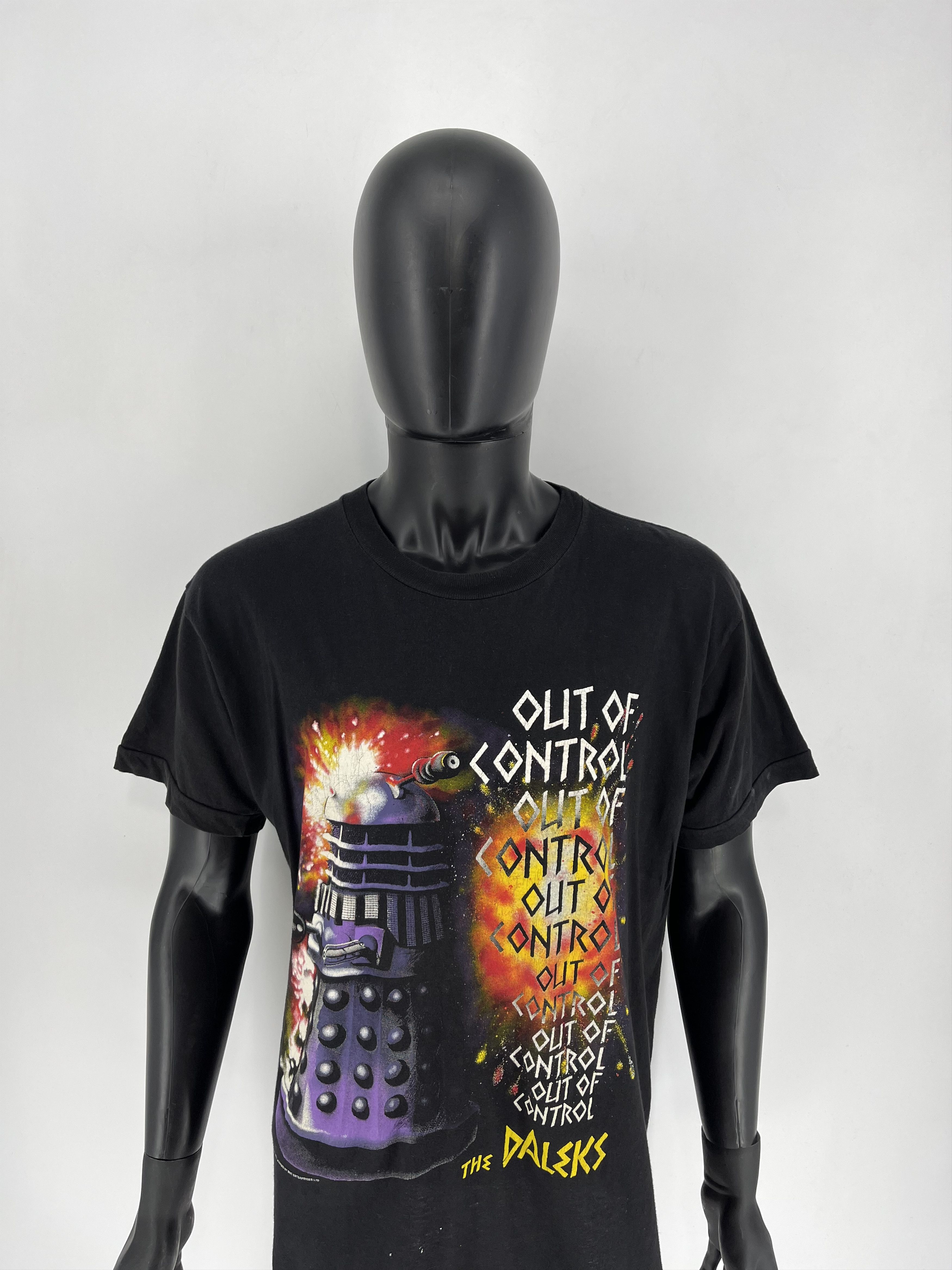 Expert Horror 1992 NOS Vintage The Daleks Doctor Who T Shirt Size US XL / EU 56 / 4 - 5 Thumbnail