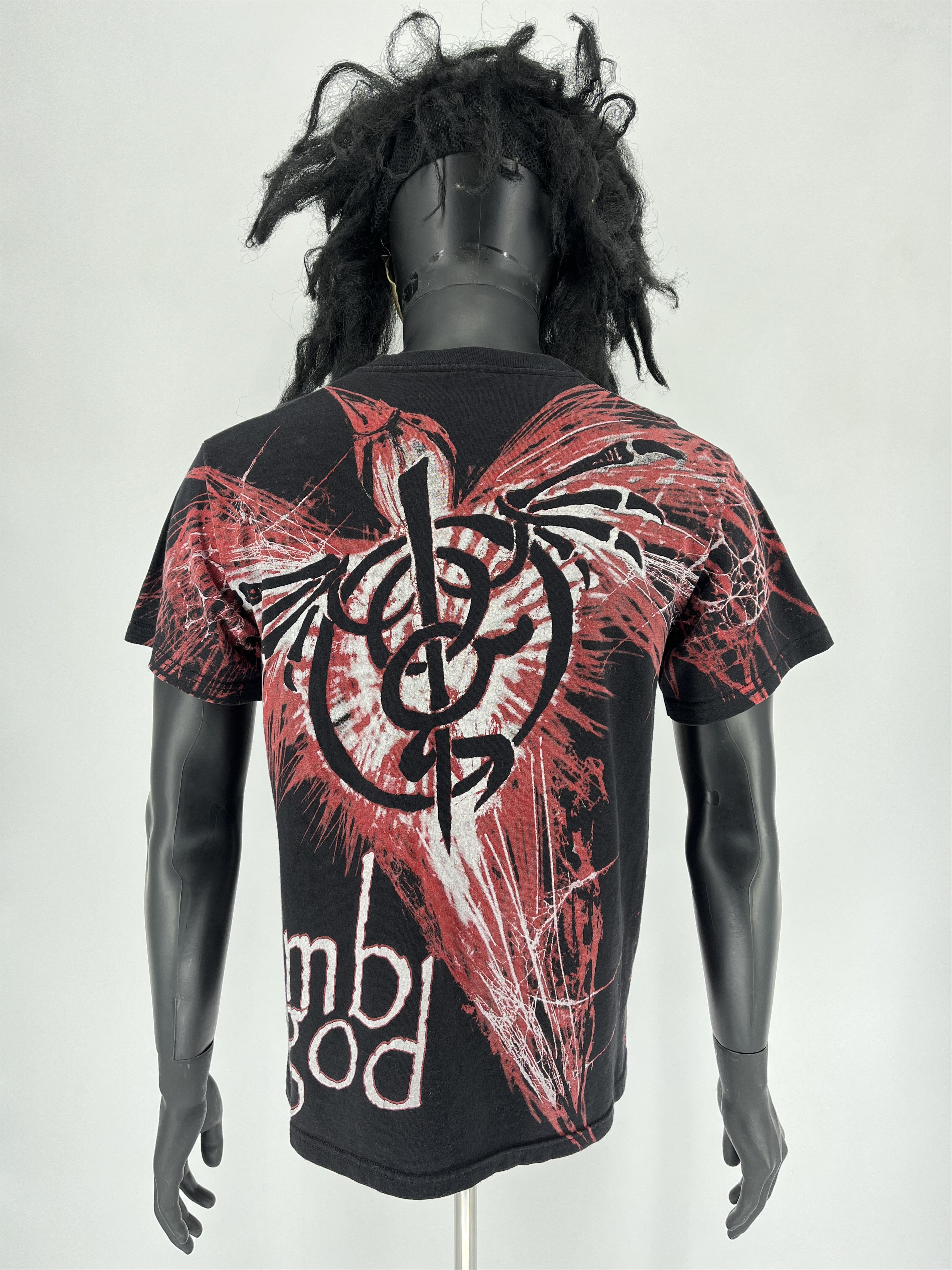 Band Tees × Vintage Vintage Lamb Of God Bootleg Tshirt Tee Horror Face Size US M / EU 48-50 / 2 - 6 Thumbnail