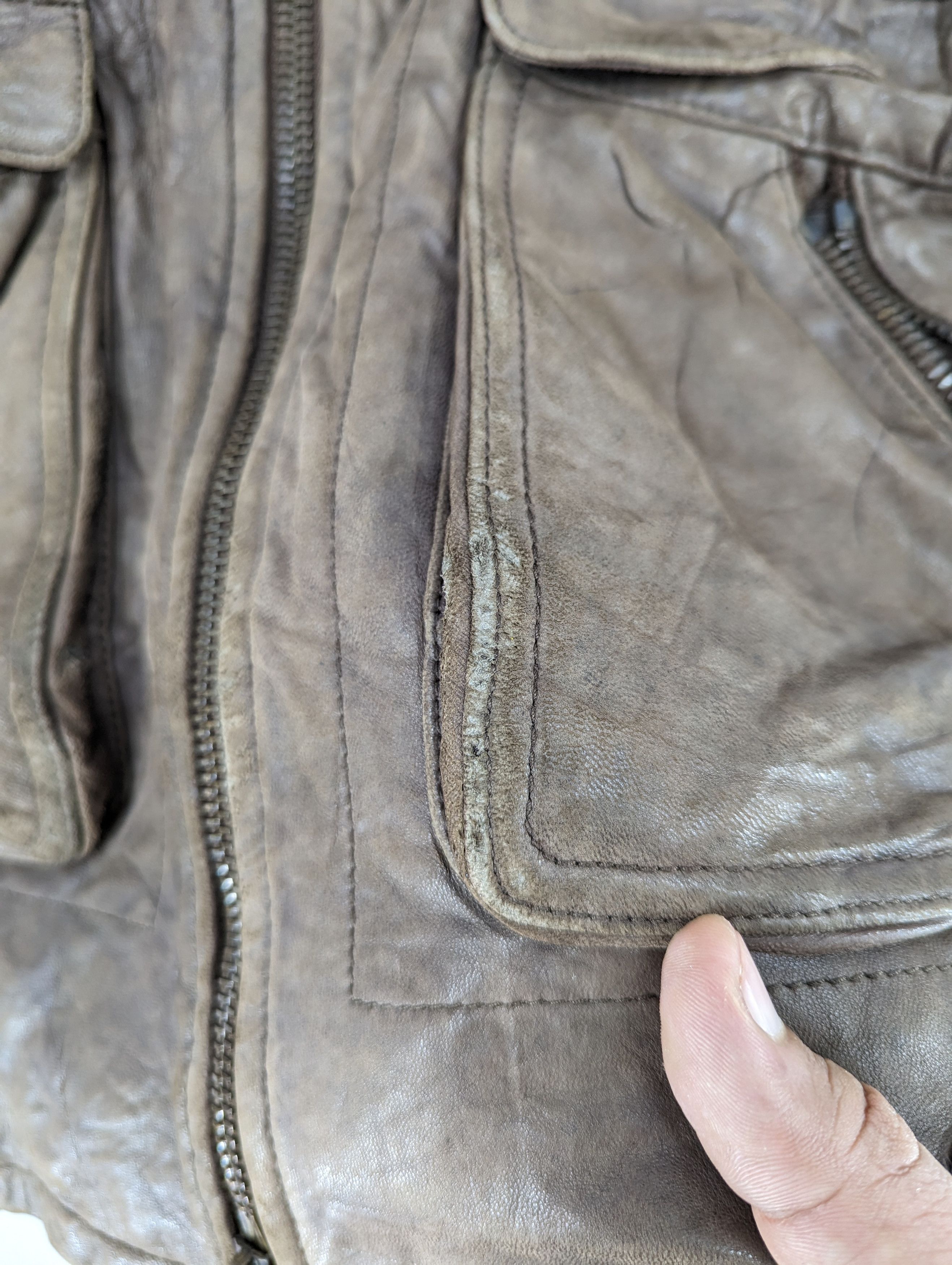 Issey Miyake × Japanese Brand × Theory 🔥RARE🔥Theory By Issey Miyake Soft Leather Vest Jacket Size US S / EU 44-46 / 1 - 7 Thumbnail