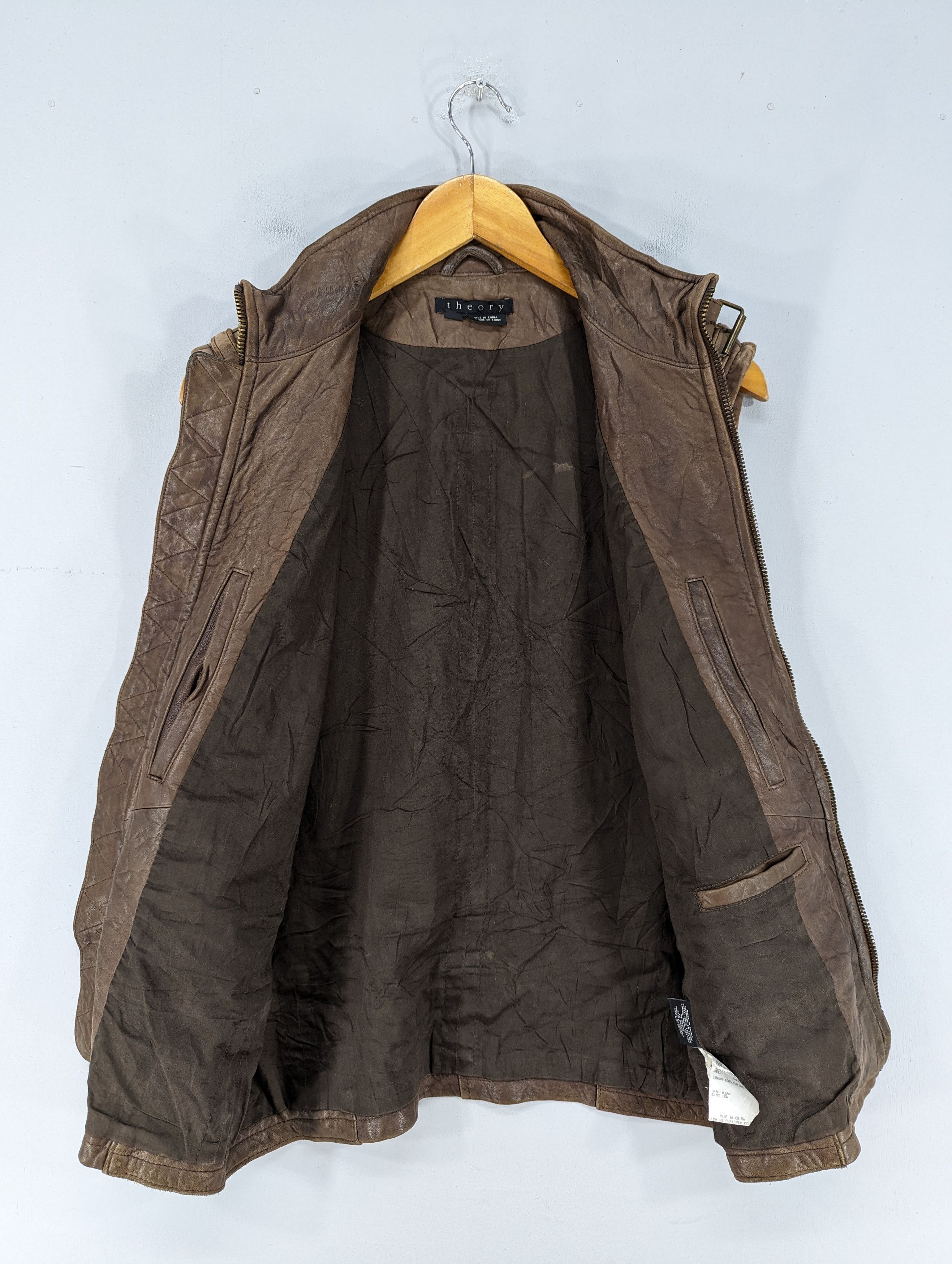 Issey Miyake × Japanese Brand × Theory 🔥RARE🔥Theory By Issey Miyake Soft Leather Vest Jacket Size US S / EU 44-46 / 1 - 9 Thumbnail