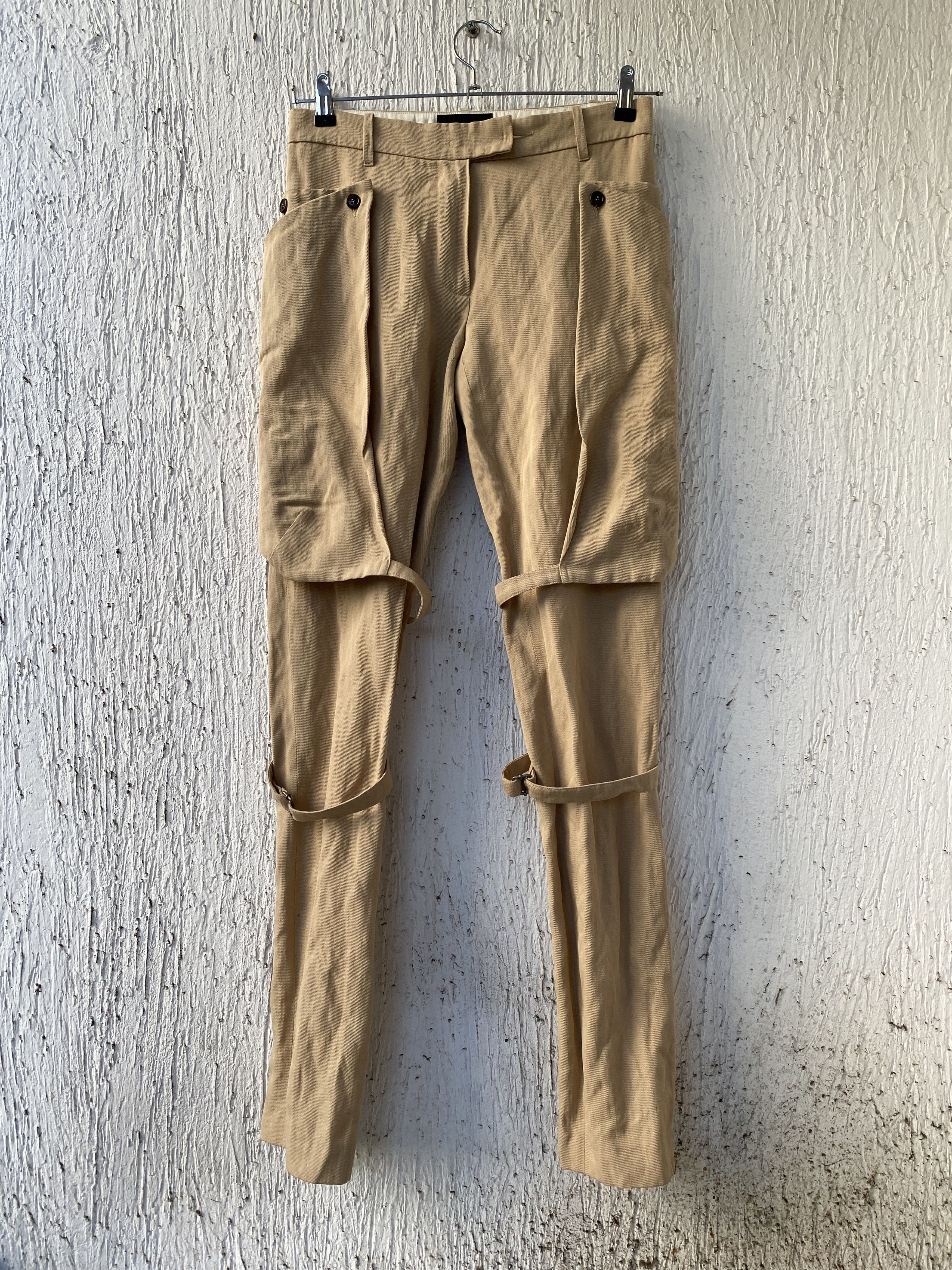 Ann Demeulemeester FW04 horse riding trousers Size US 29 - 1 Thumbnail