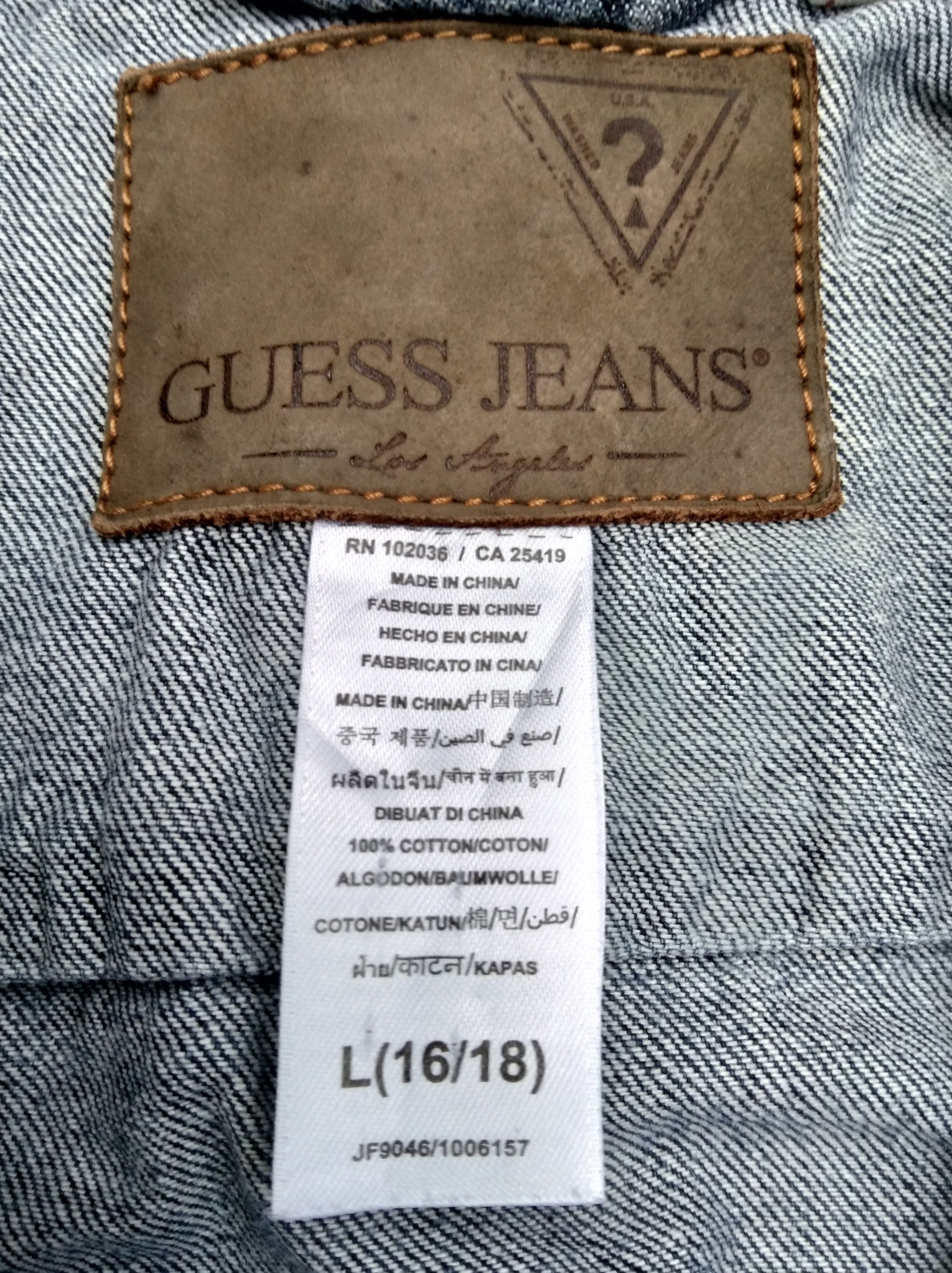 Guess GUESS JEANS JACKET CUSTOM SLEEVELESS Size US S / EU 44-46 / 1 - 11 Thumbnail