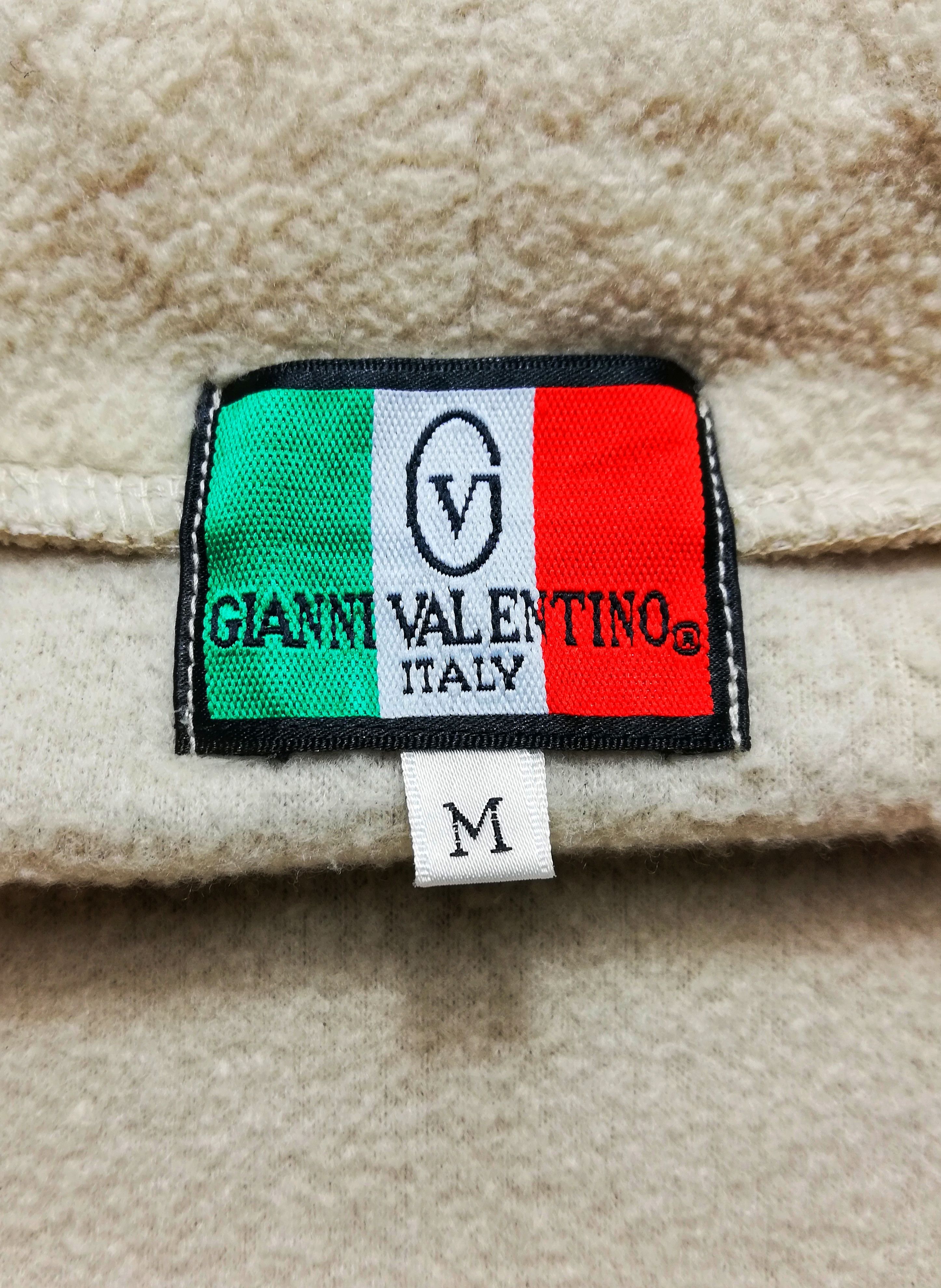 Gianni Valentino × Giovanni Valentino × Valentino 🔥Gianni Valentino Italy Embroidered Fleece Sleeping Coat🔥 Size US M / EU 48-50 / 2 - 7 Thumbnail