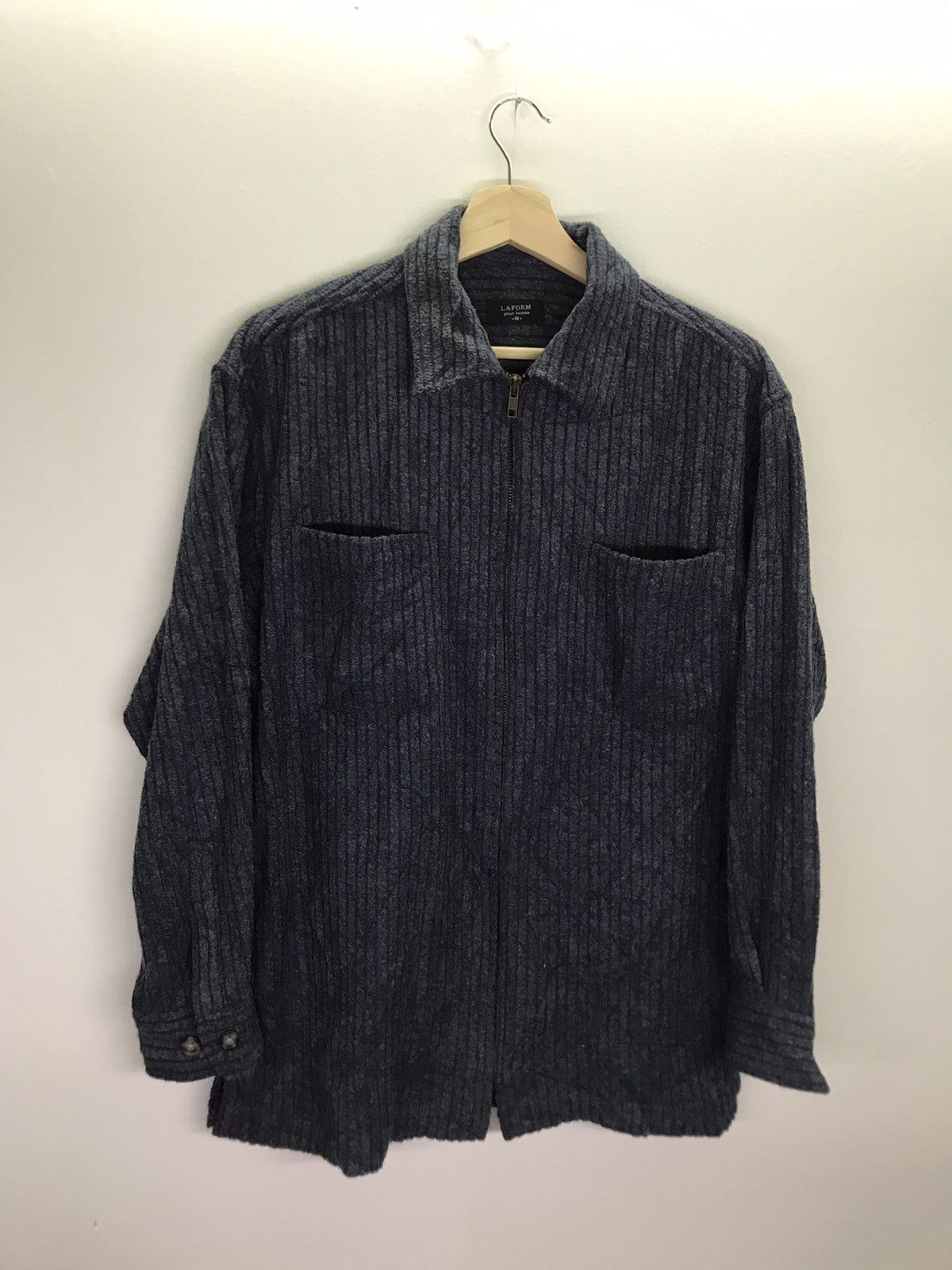 Flannel Vintage Laform Pour Homme Zip up Flannel jacket Size US L / EU 52-54 / 3 - 1 Thumbnail