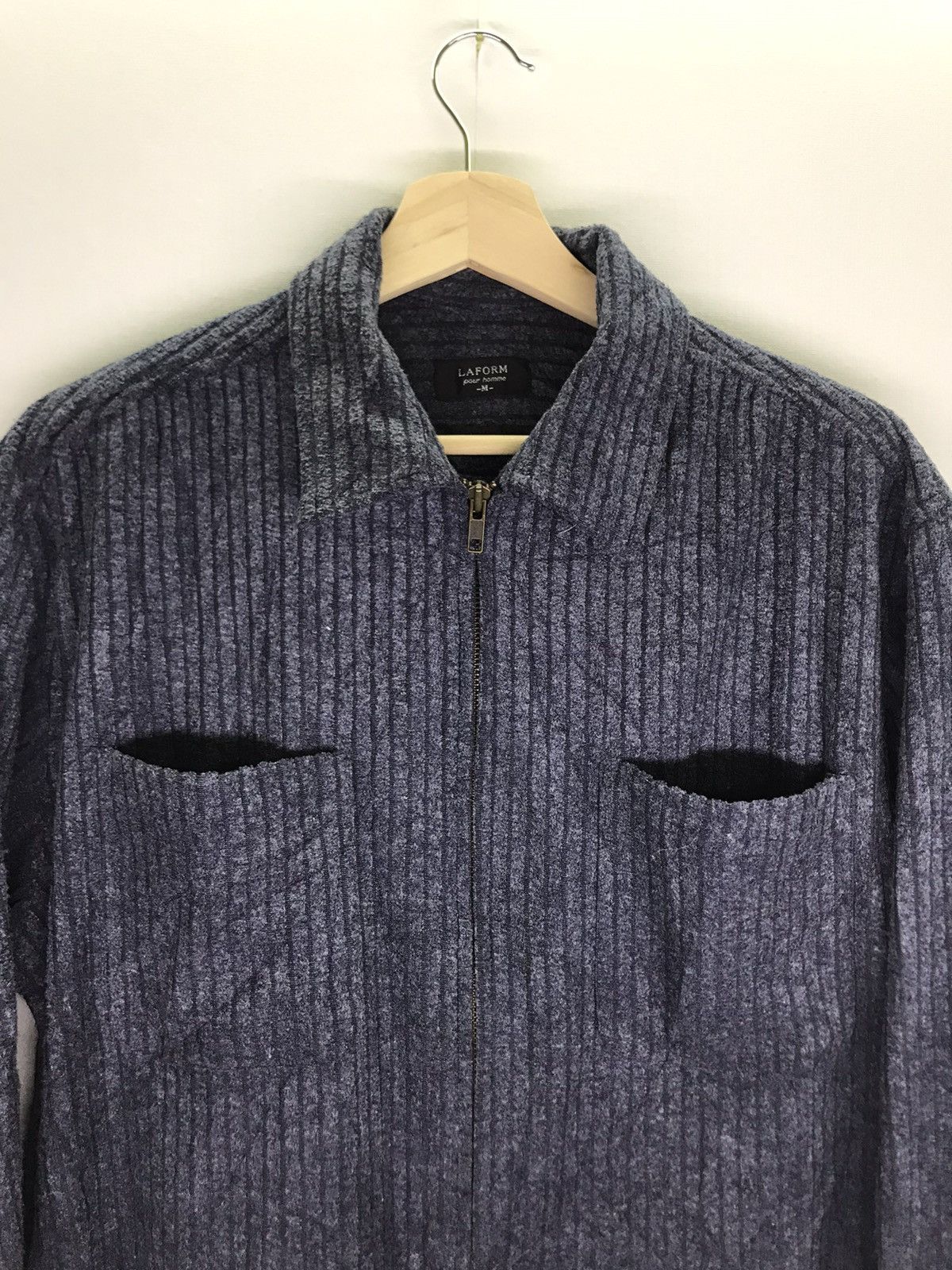 Flannel Vintage Laform Pour Homme Zip up Flannel jacket Size US L / EU 52-54 / 3 - 2 Thumbnail